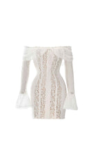 Leilani Lace Off-Shoulder Mini Dress