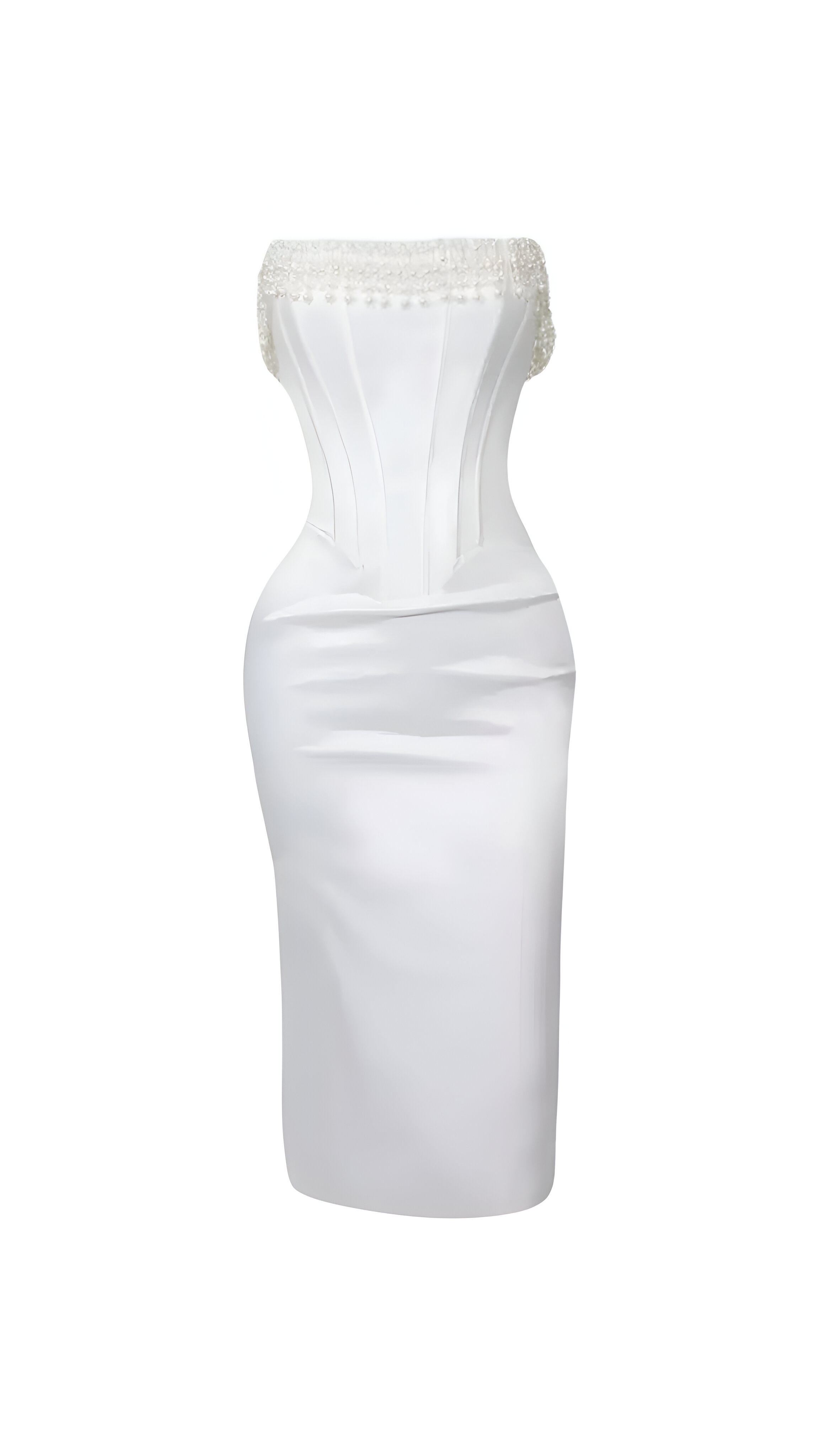Raya Pearl Satin Midi Dress