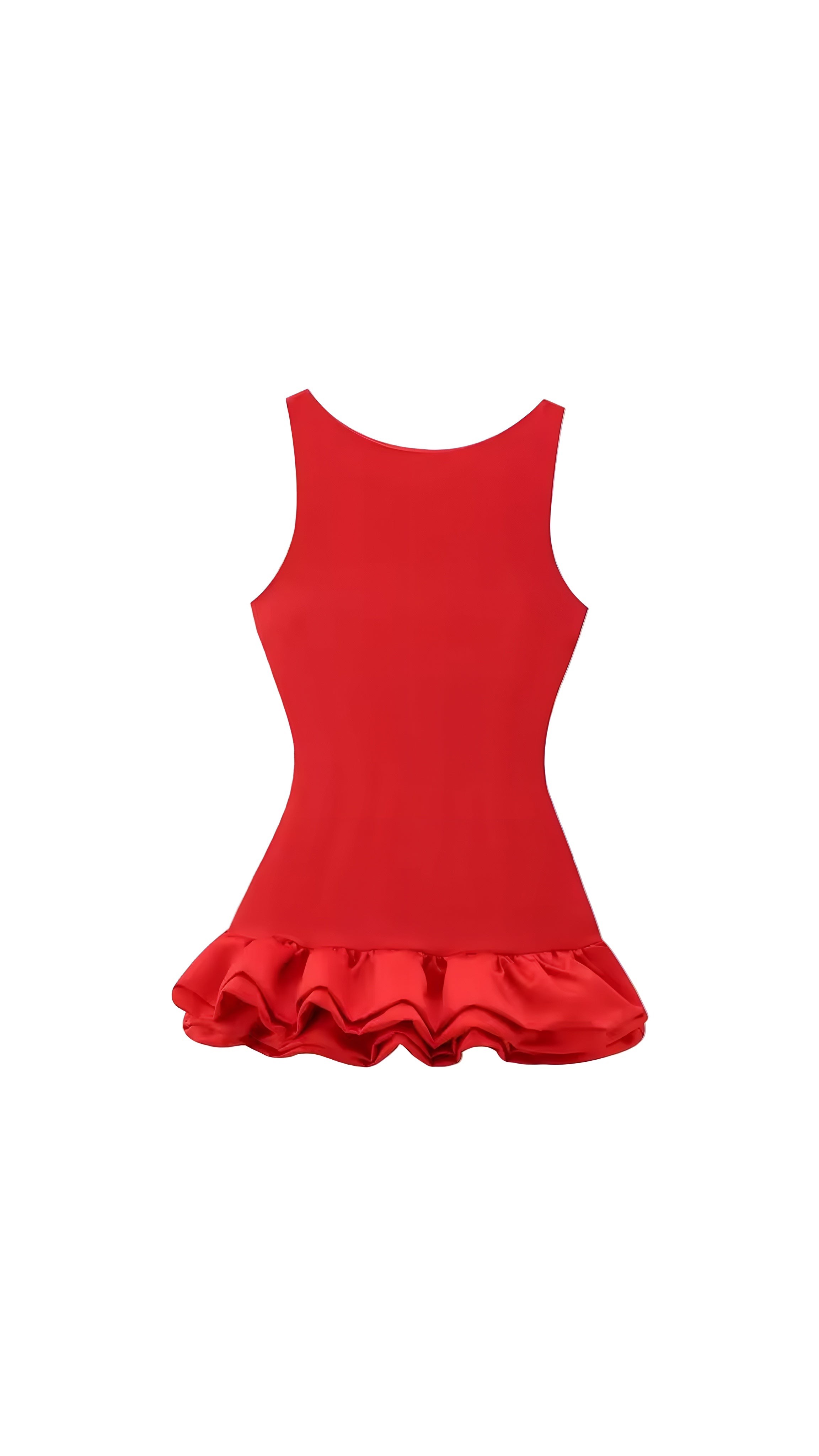 Aaliyah Black Red White Mini Dress