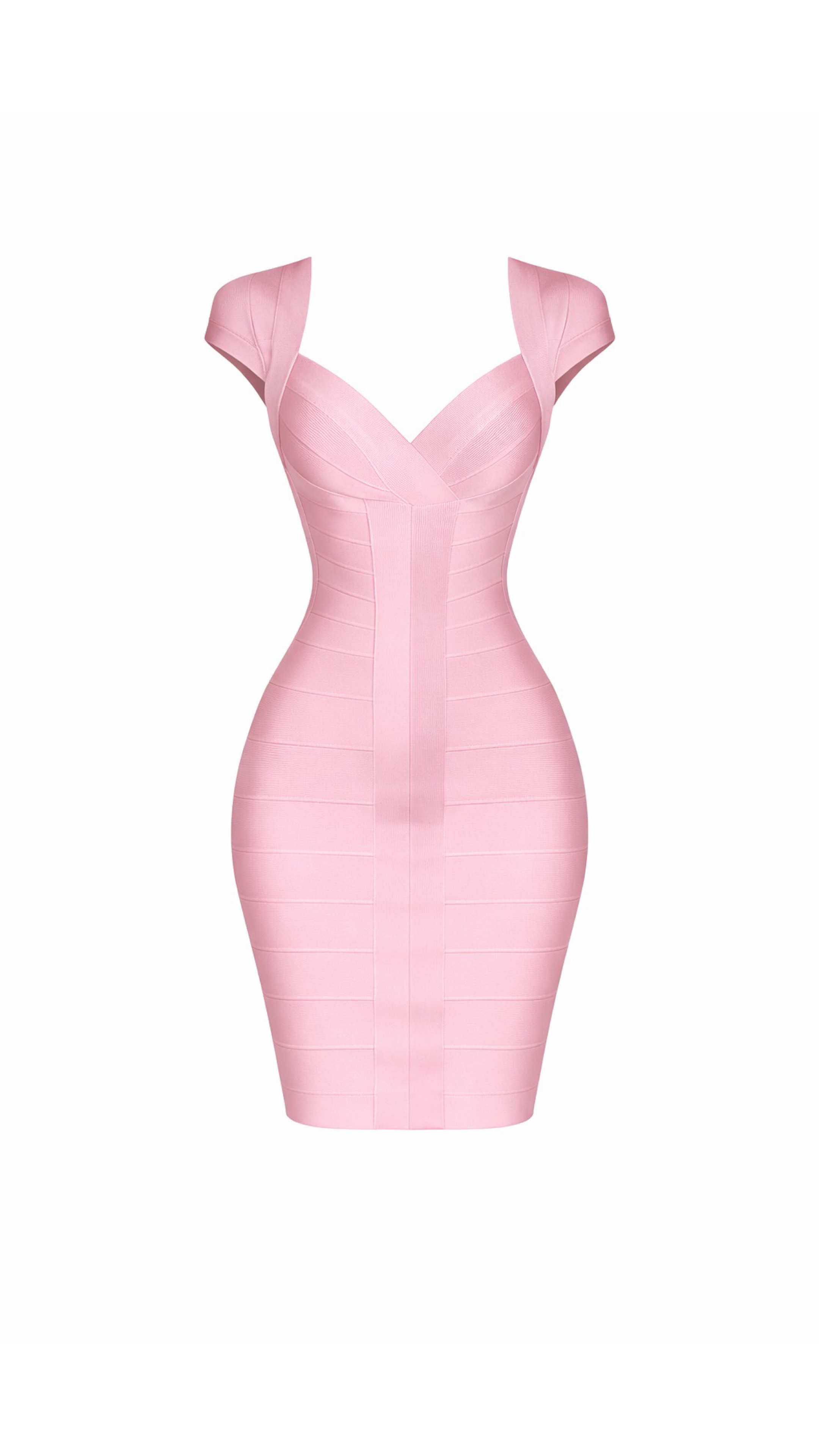 Aysha Deep V Bandage Mini Dress