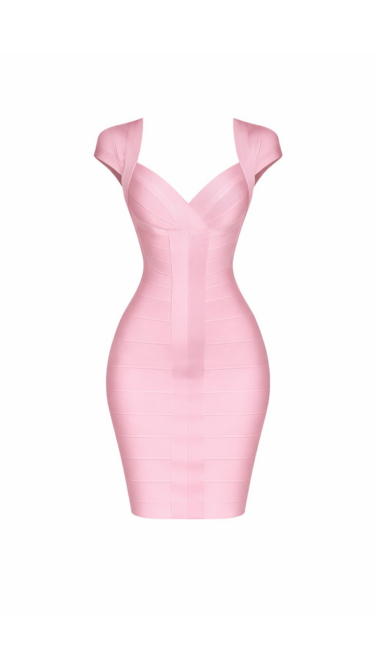 Aysha Deep V Bandage Mini Dress