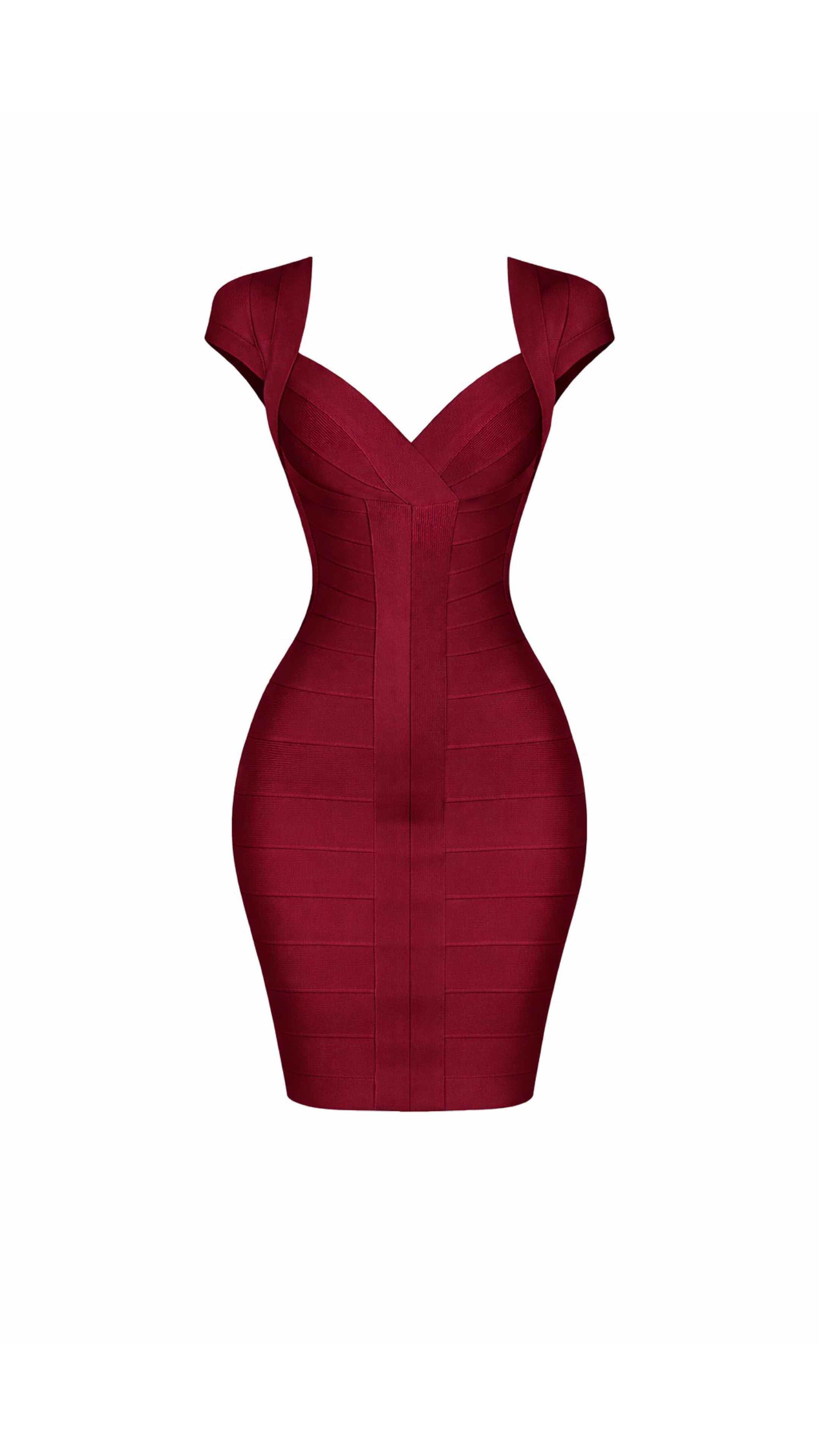 Aysha Deep V Bandage Mini Dress