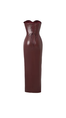 Rosalina Bold Black Midi Dress