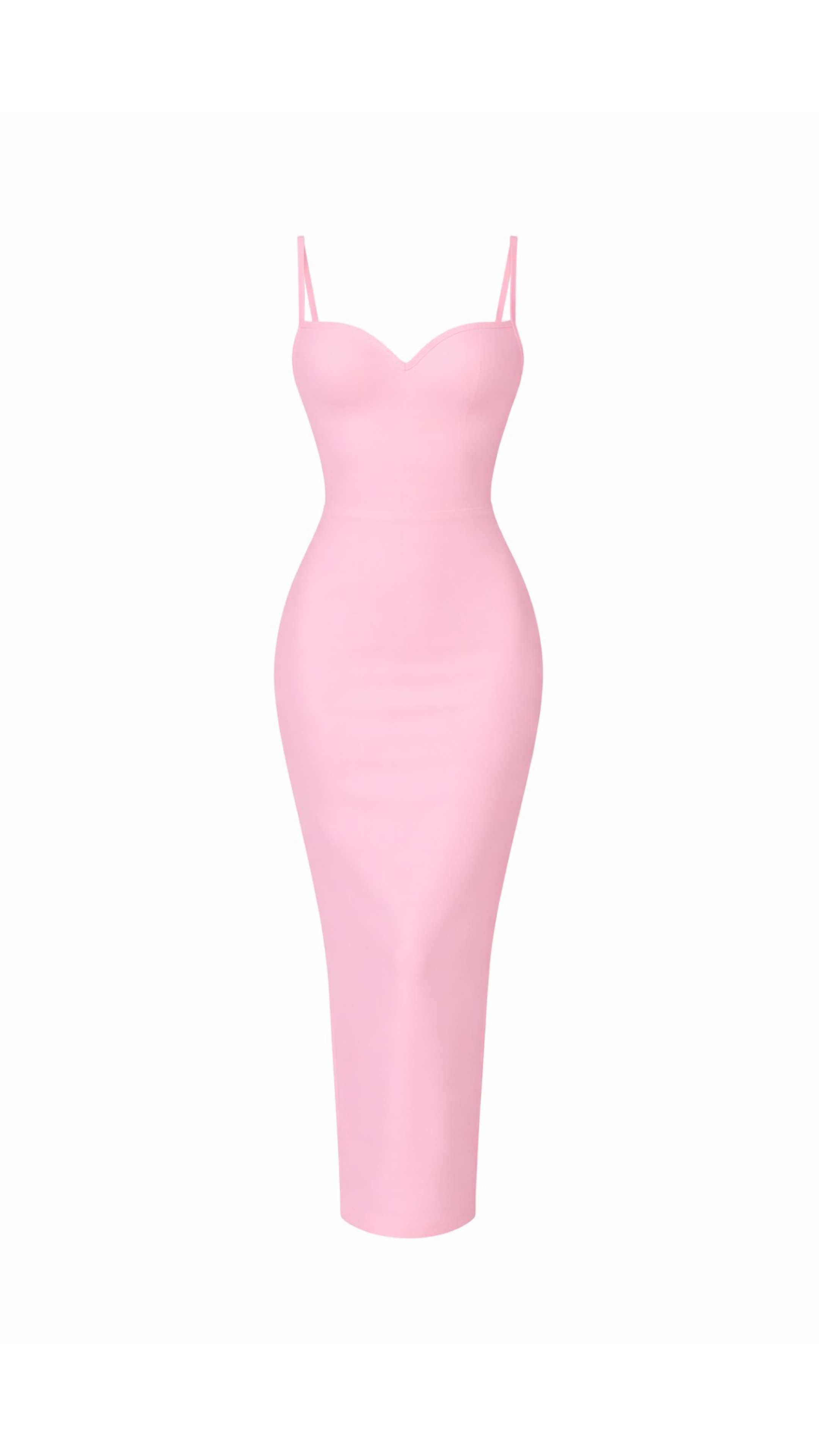 Anabella Soft Pink Maxi Dress