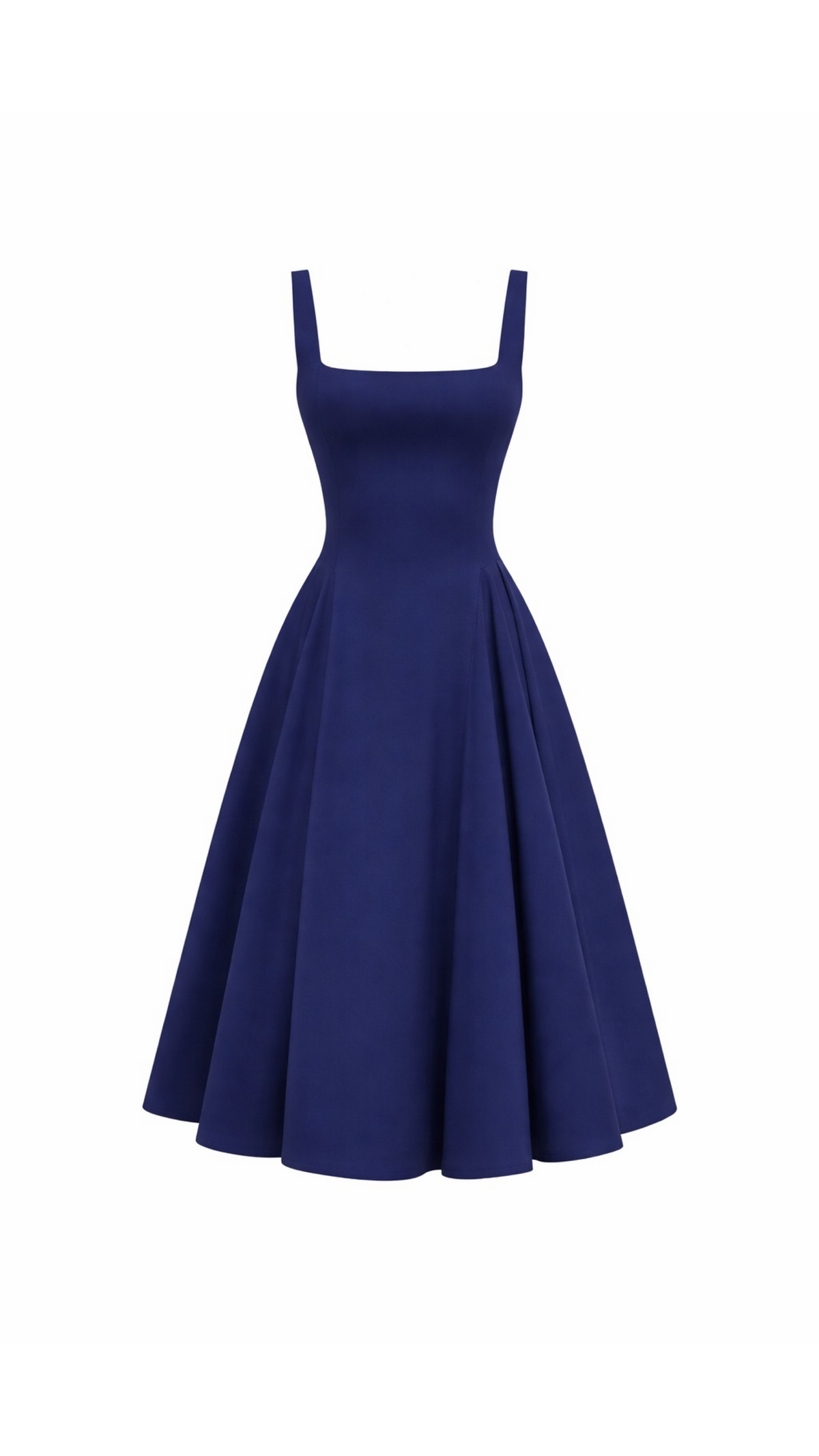 Evelyn Blue Midi Dress