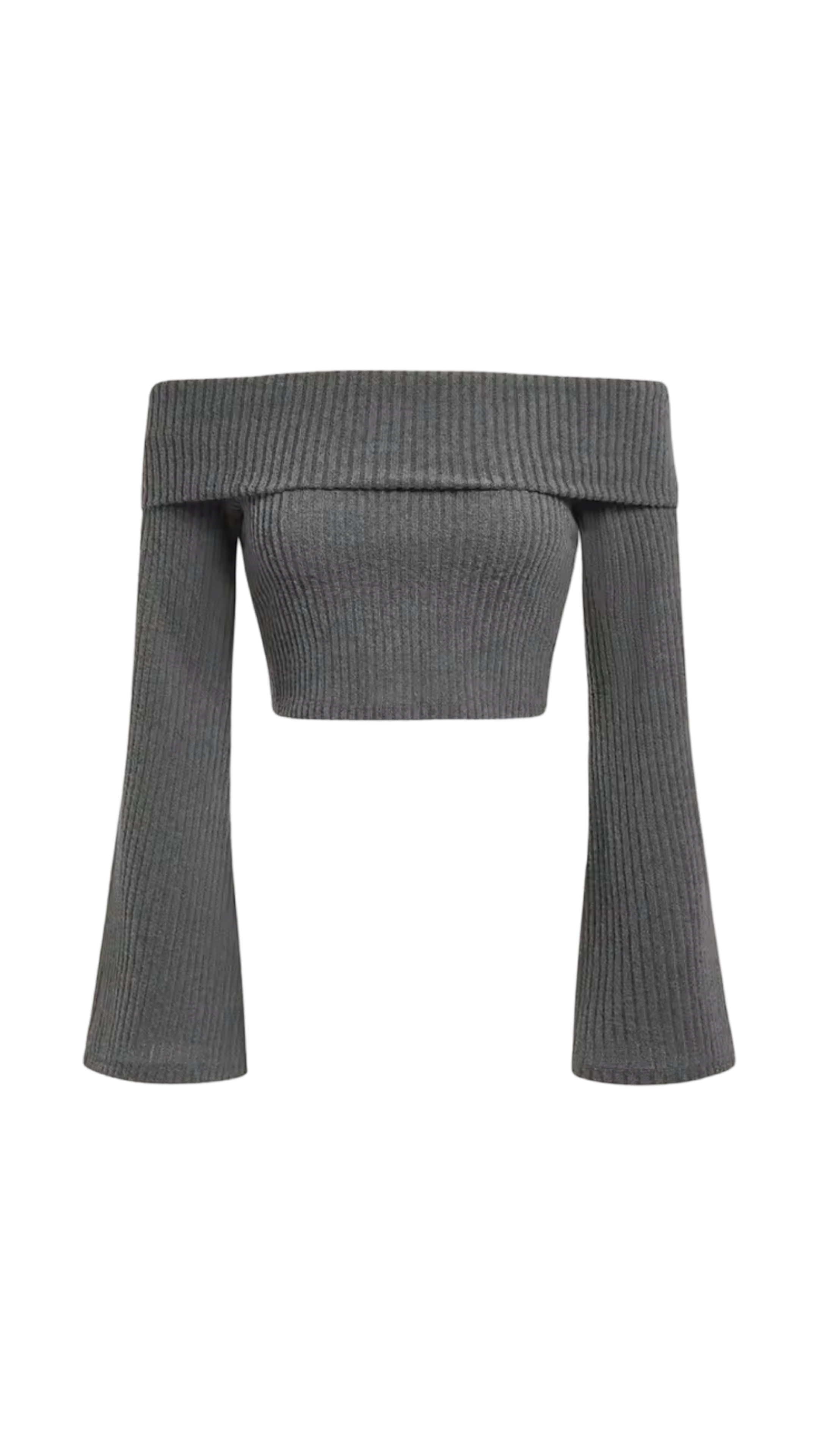 Anna Off-Shoulder Cropped Sweater