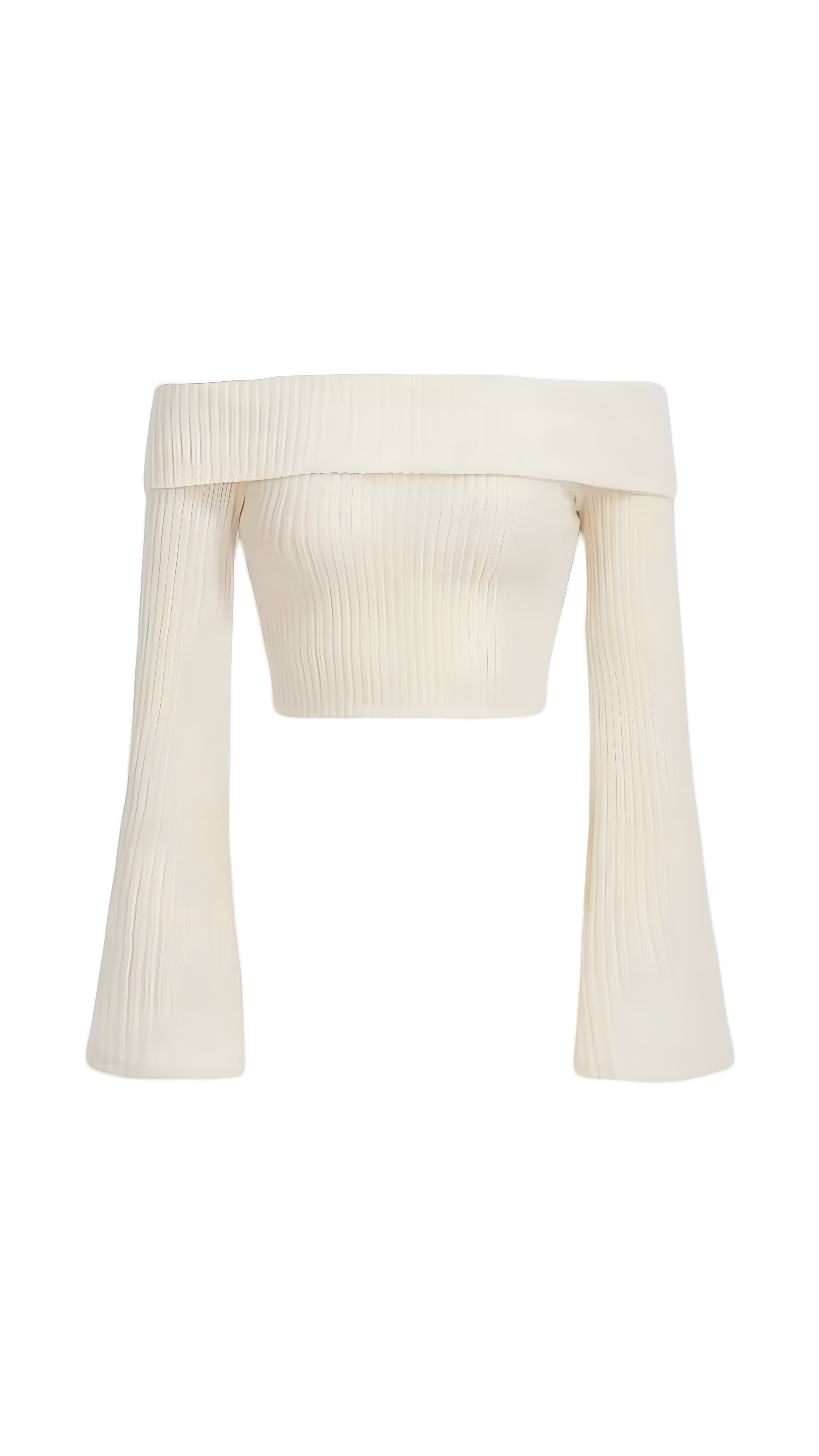 Anna Off-Shoulder Cropped Sweater