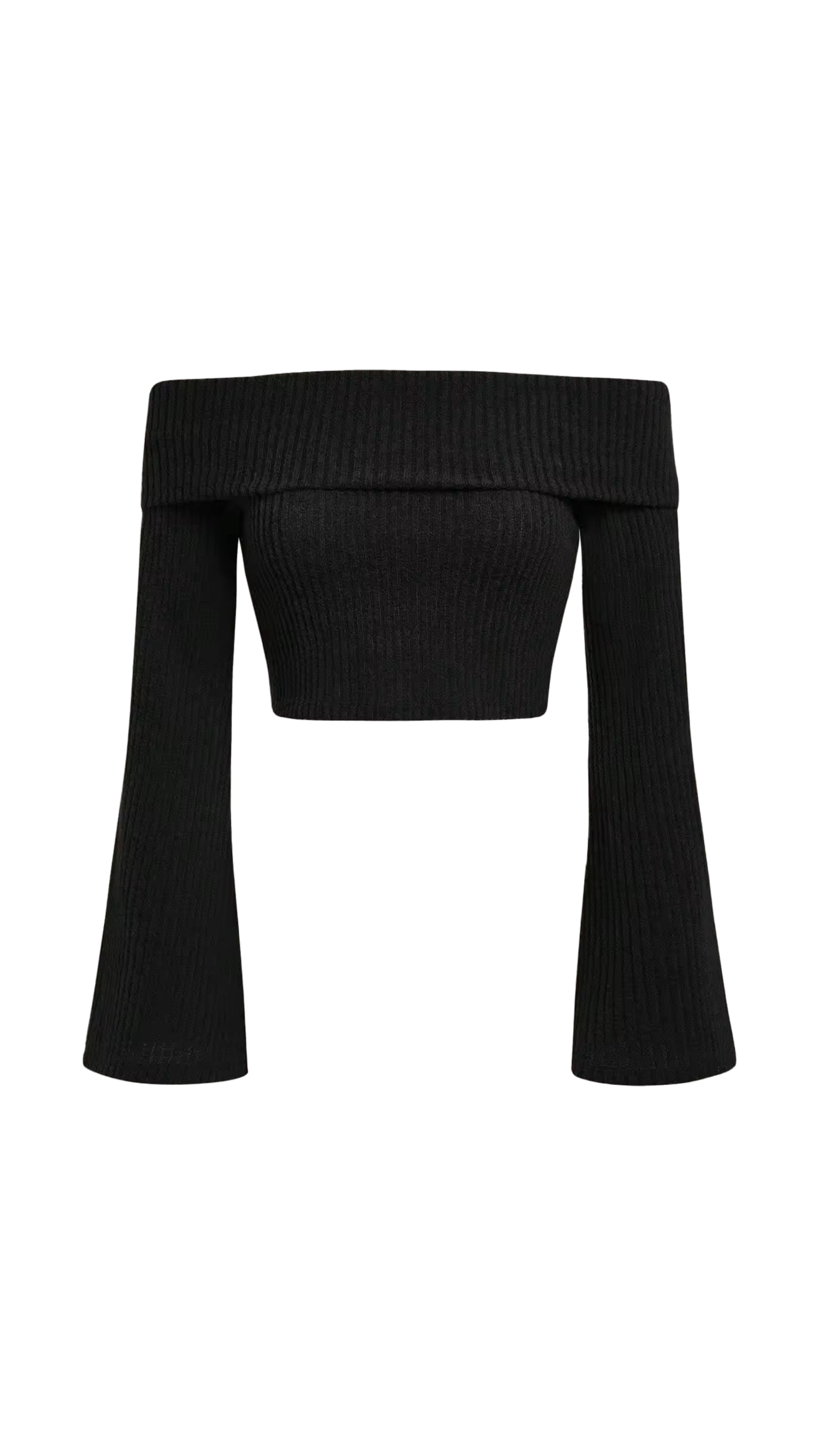 Anna Off-Shoulder Cropped Sweater