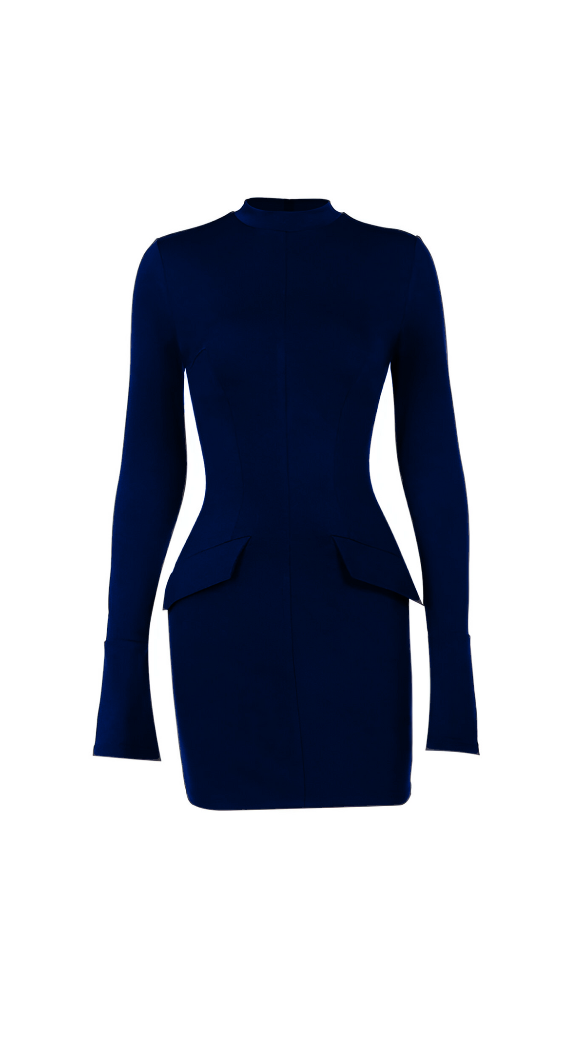Reem Structured Black Mini Dress