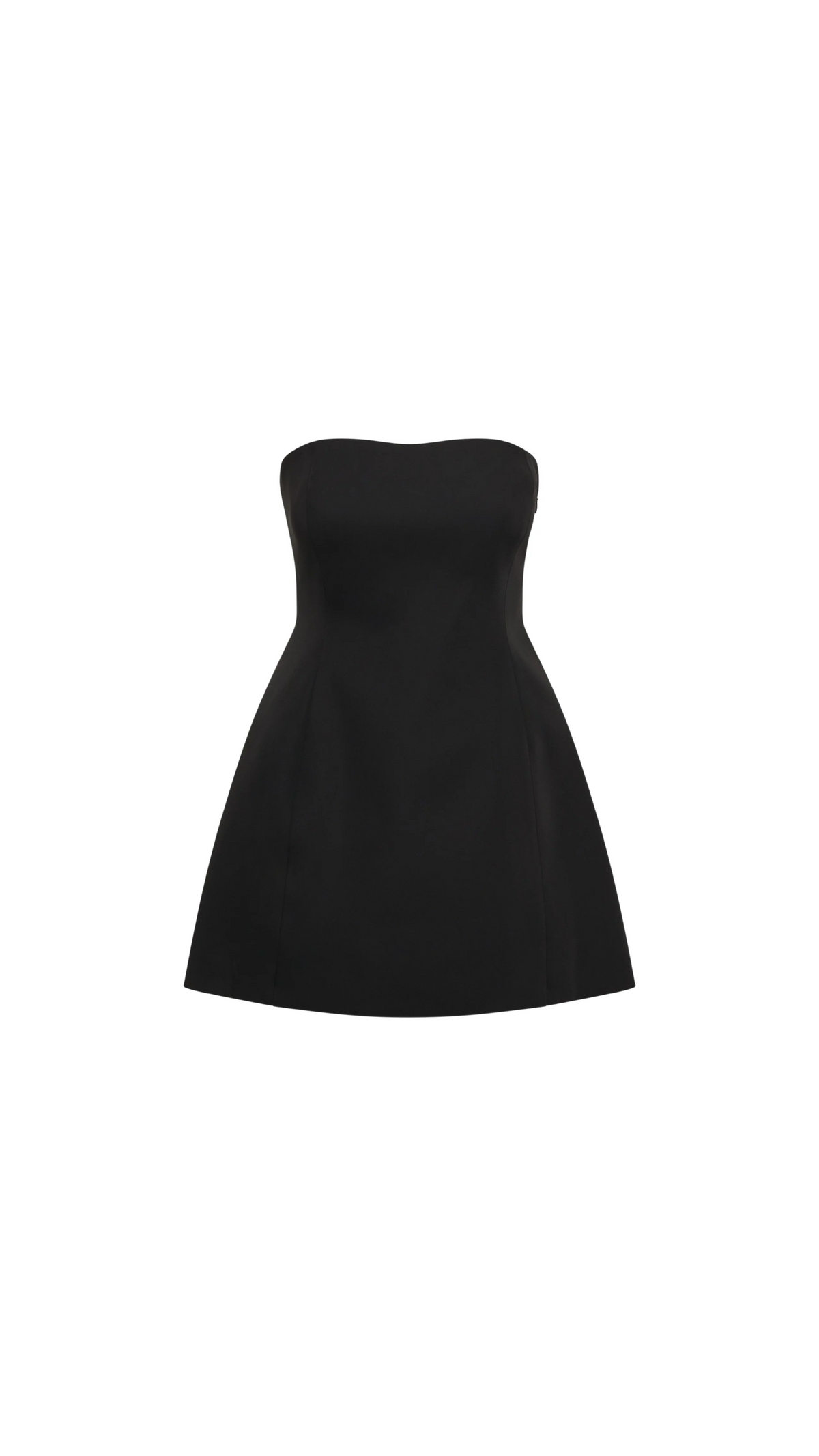 Lea Black Strapless Mini Dress