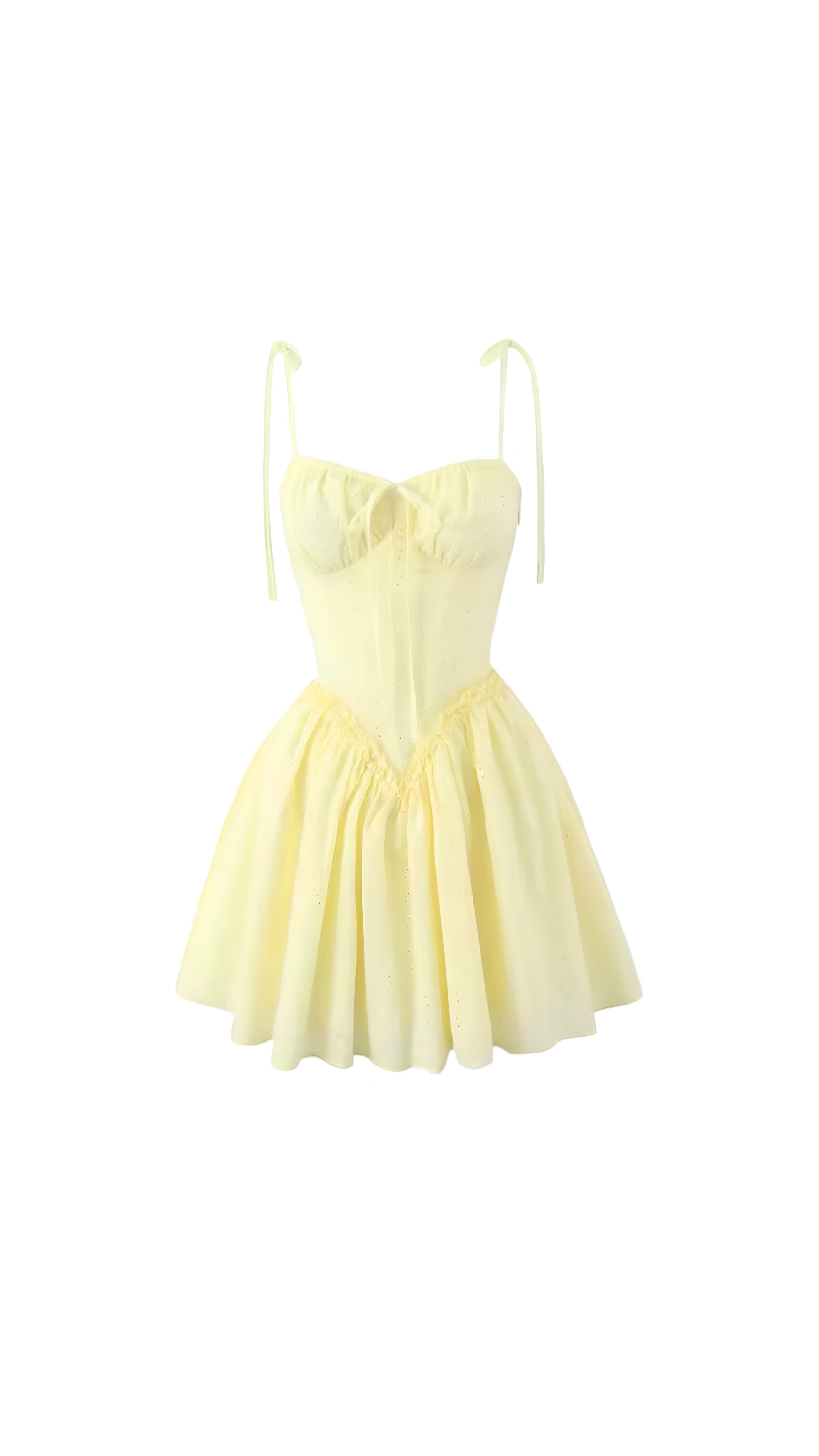 Mariana Butter Yellow Mini Dress