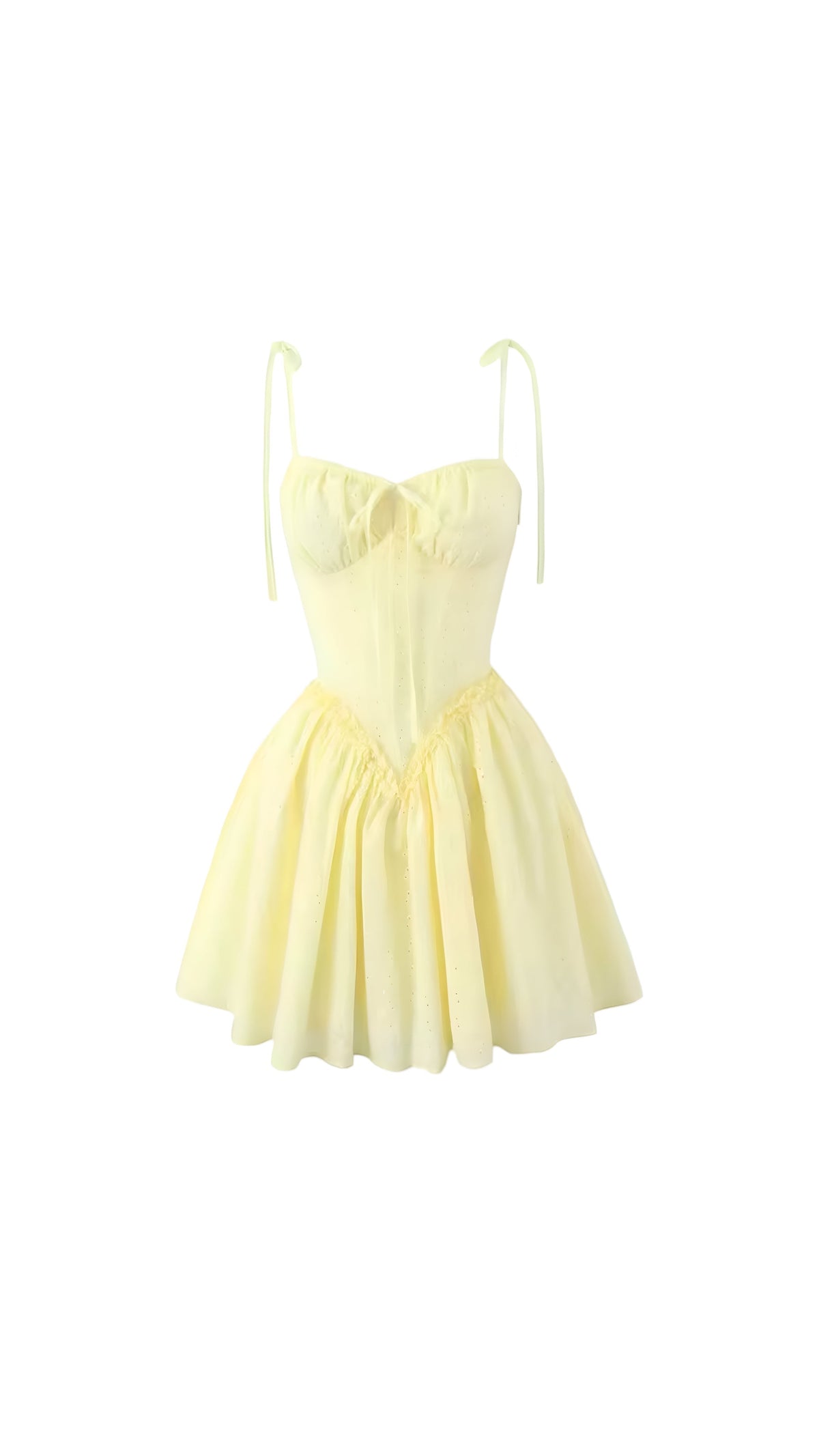 Mariana Butter Yellow Mini Dress