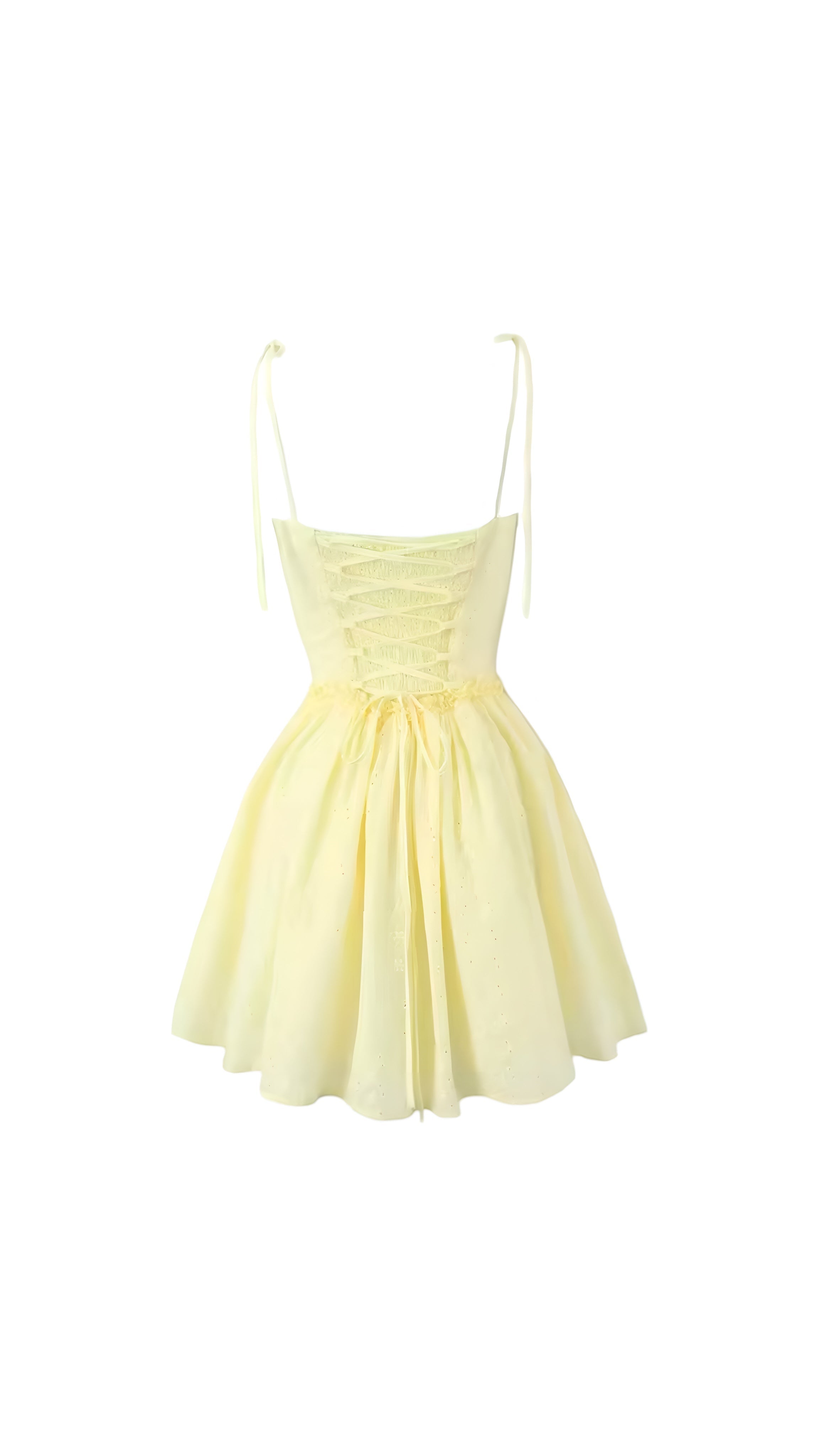 Mariana Butter Yellow Mini Dress