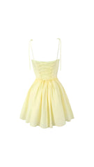 Mariana Butter Yellow Mini Dress