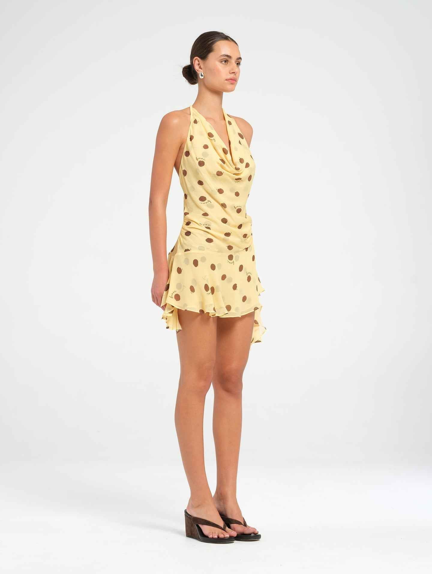 SLEEVELESS RUCHED MIDI PARTY COCKTAIL DRESS