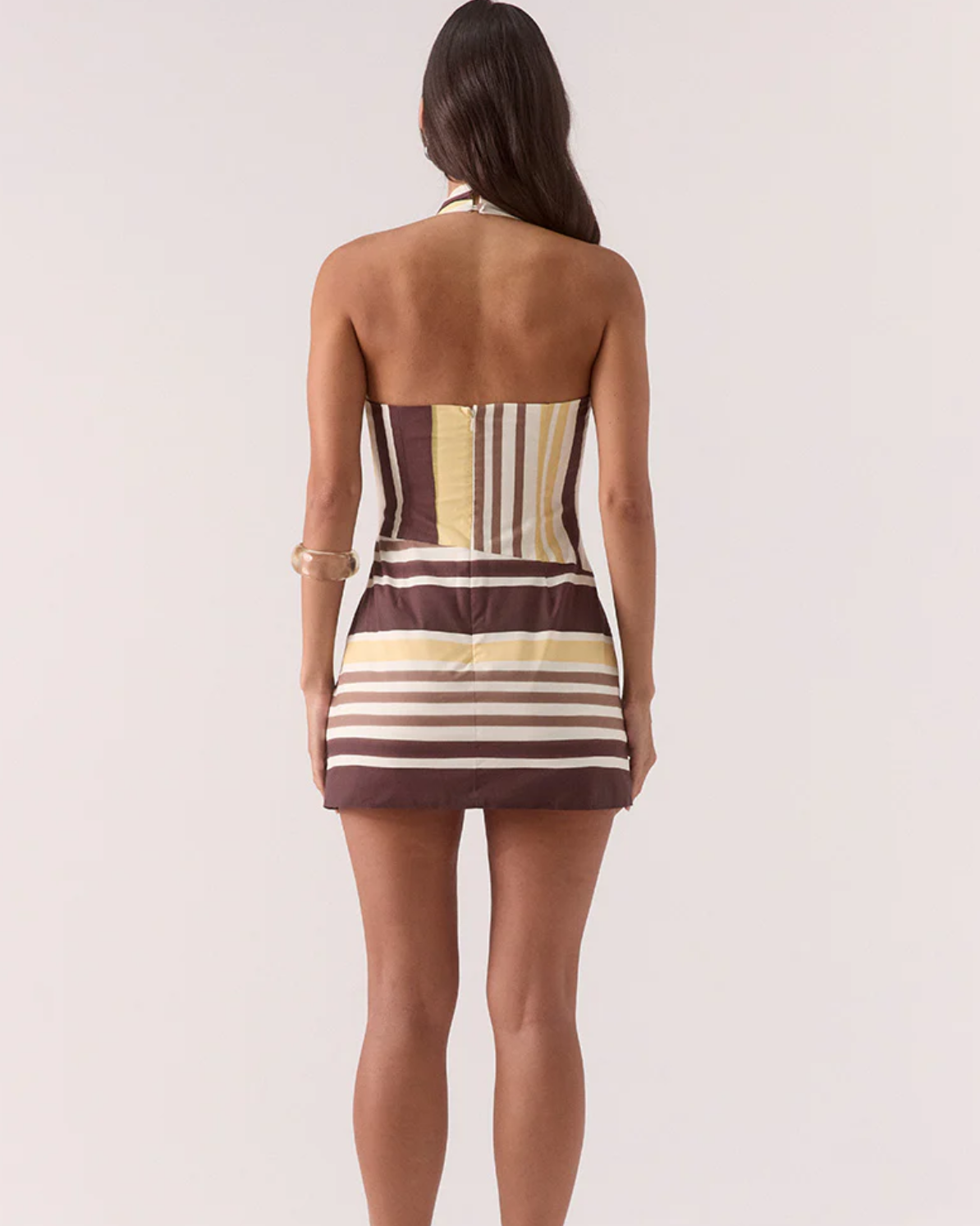 FITTED WRAP MINI SUMMER DRESS