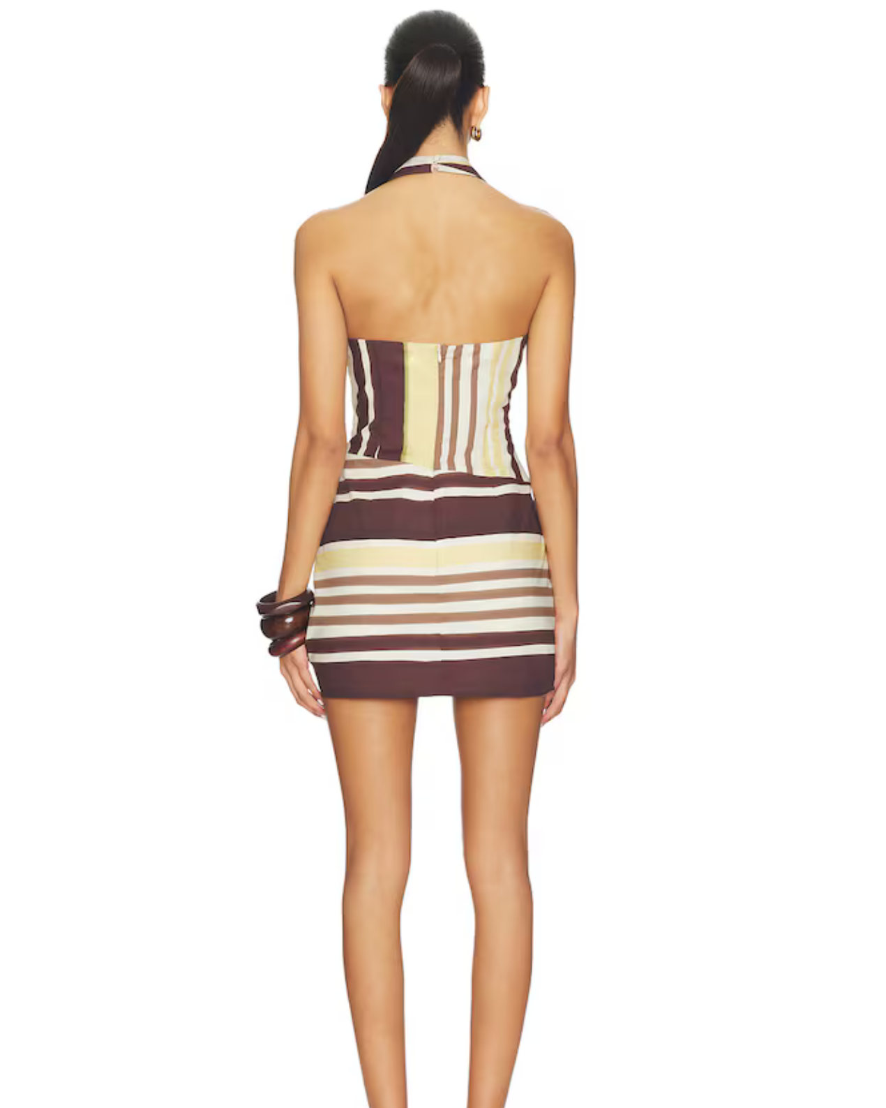 FITTED WRAP MINI SUMMER DRESS
