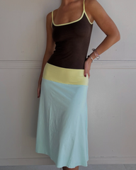 SLEEVELESS FITTED MIDI CASUAL SUMMER DRESS