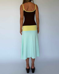 SLEEVELESS FITTED MIDI CASUAL SUMMER DRESS