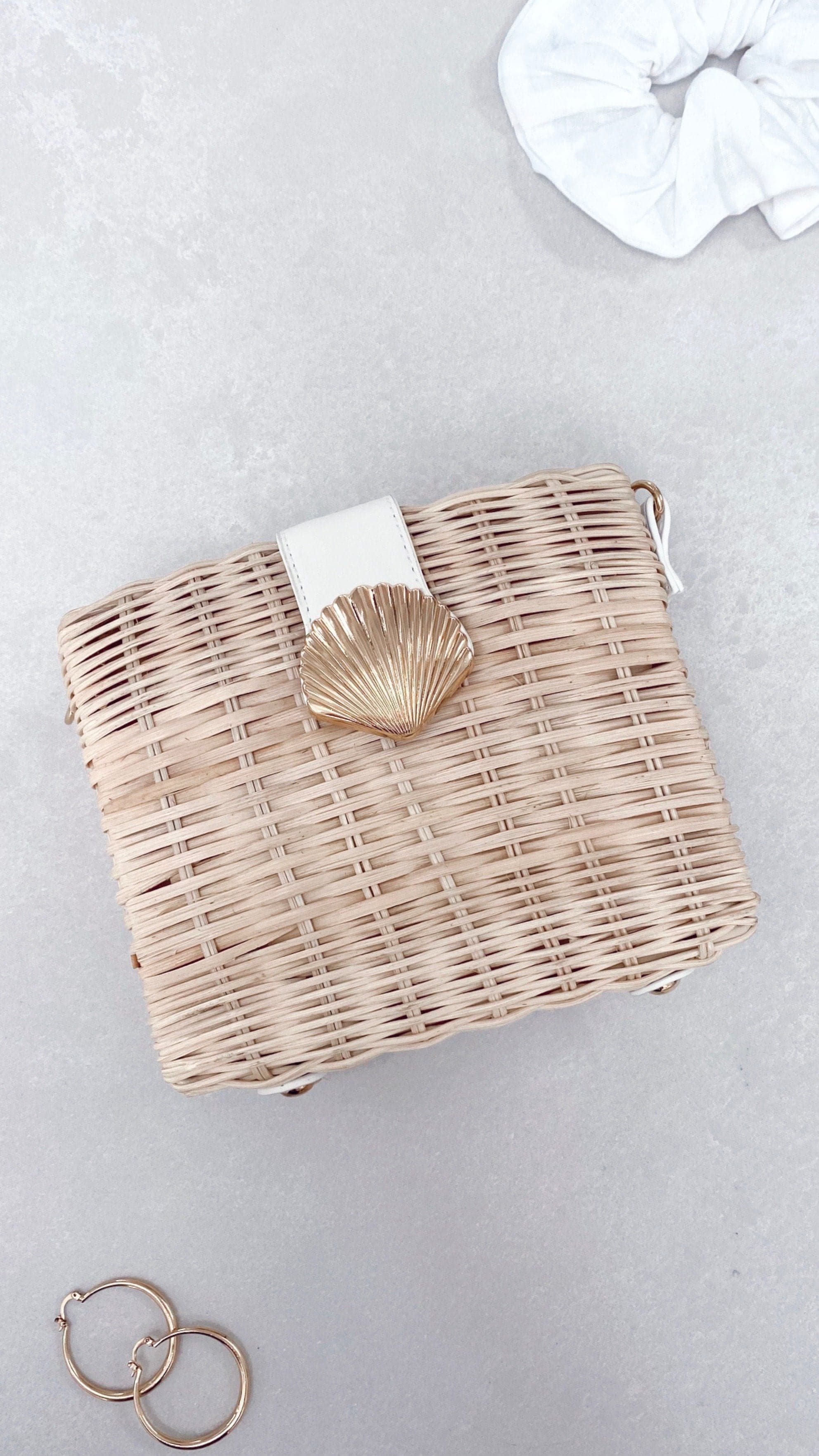 Lucinda Woven Straw Handbag