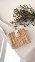 Lucinda Woven Straw Handbag