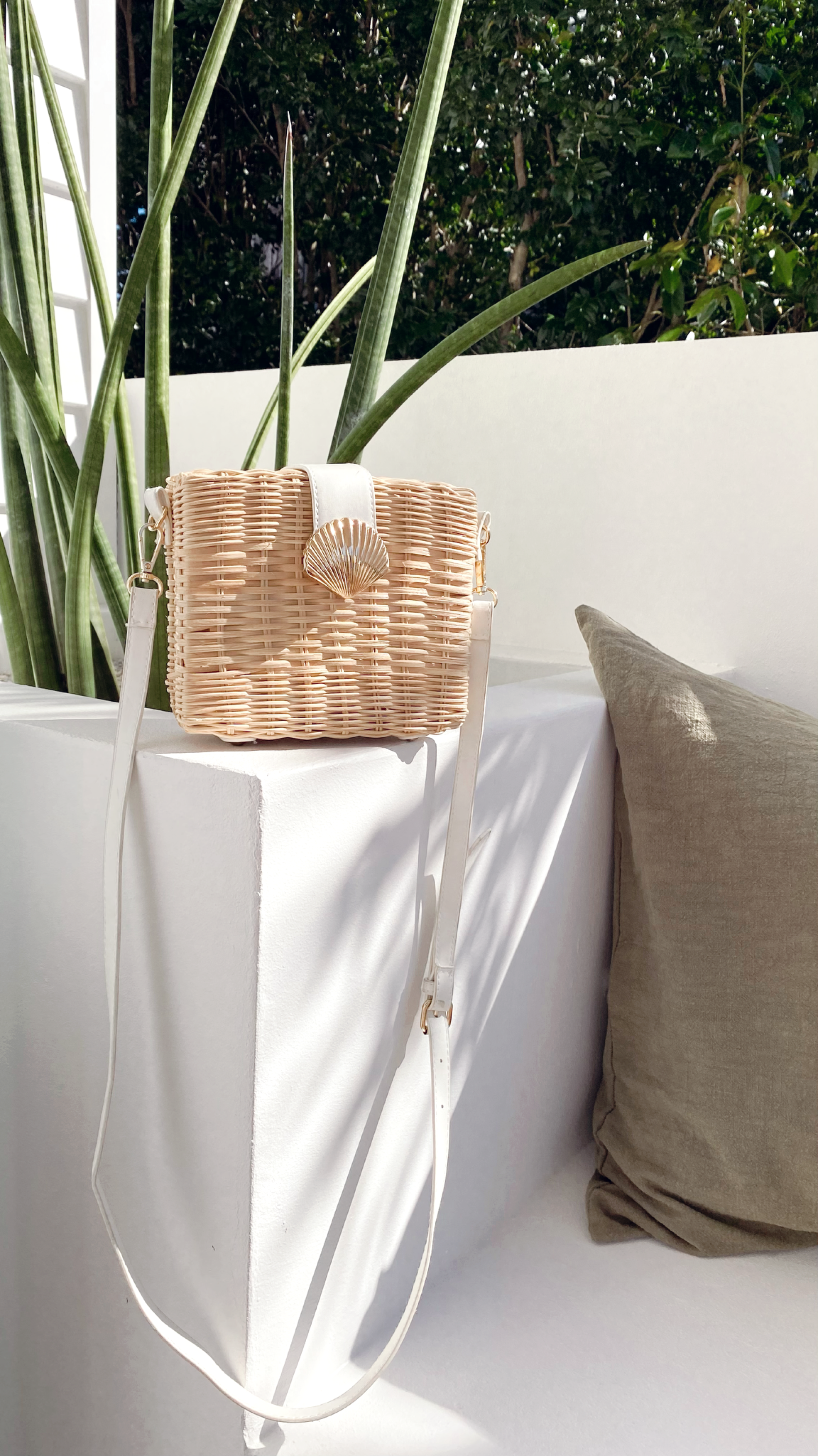 Lucinda Woven Straw Handbag