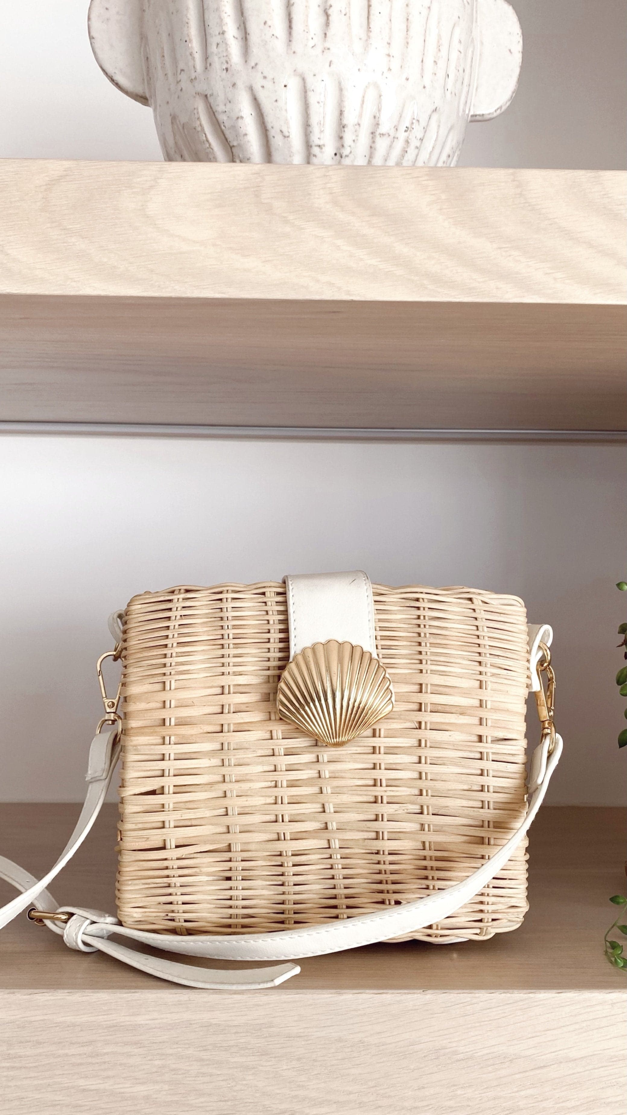 Lucinda Woven Straw Handbag