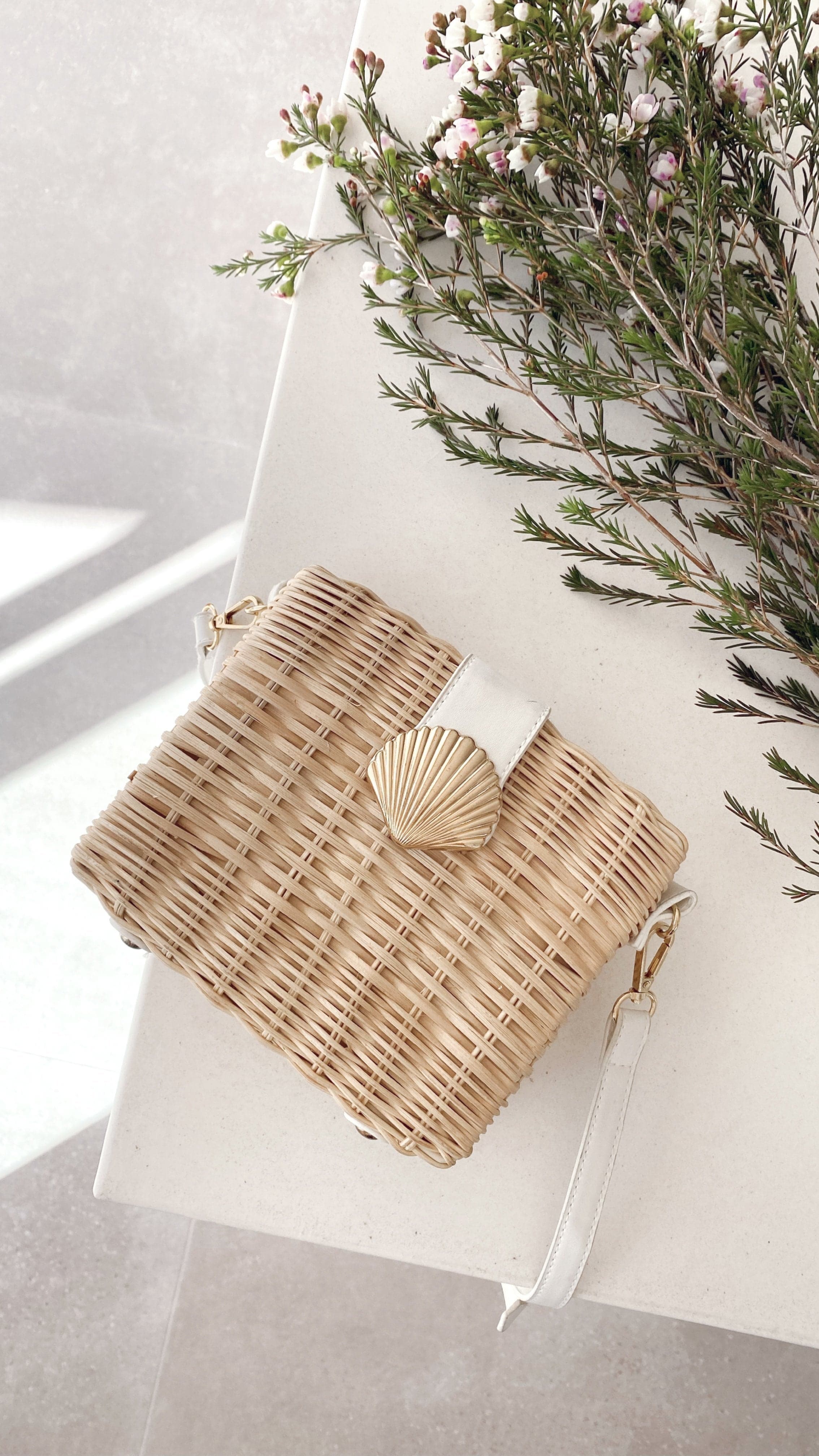 Lucinda Woven Straw Handbag