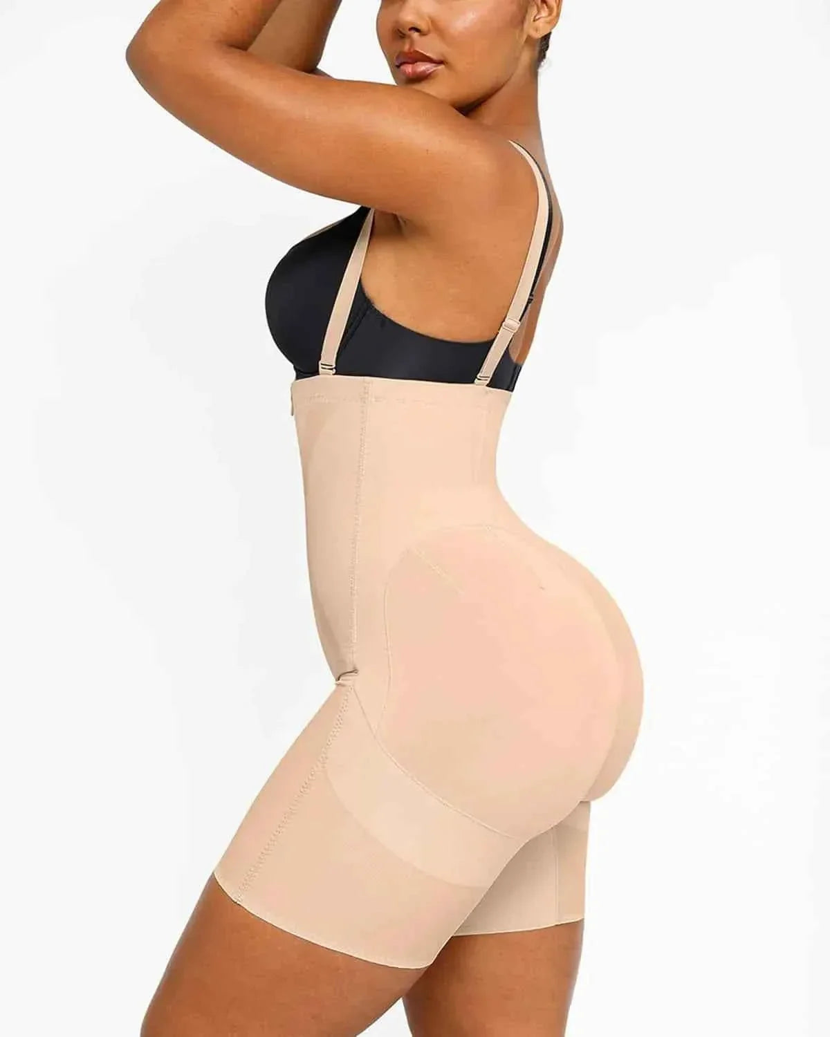 Curve Codeâ„?Mini Sculpting Shorts - Black X-Shaped