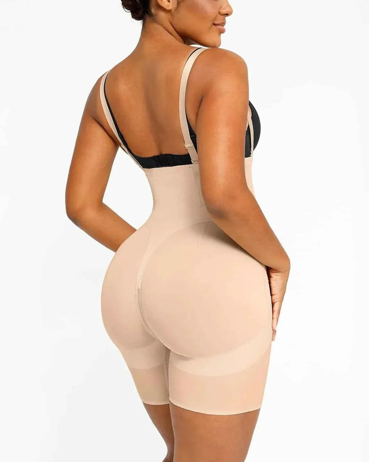 Curve Codeâ„?Mini Sculpting Shorts - Black X-Shaped