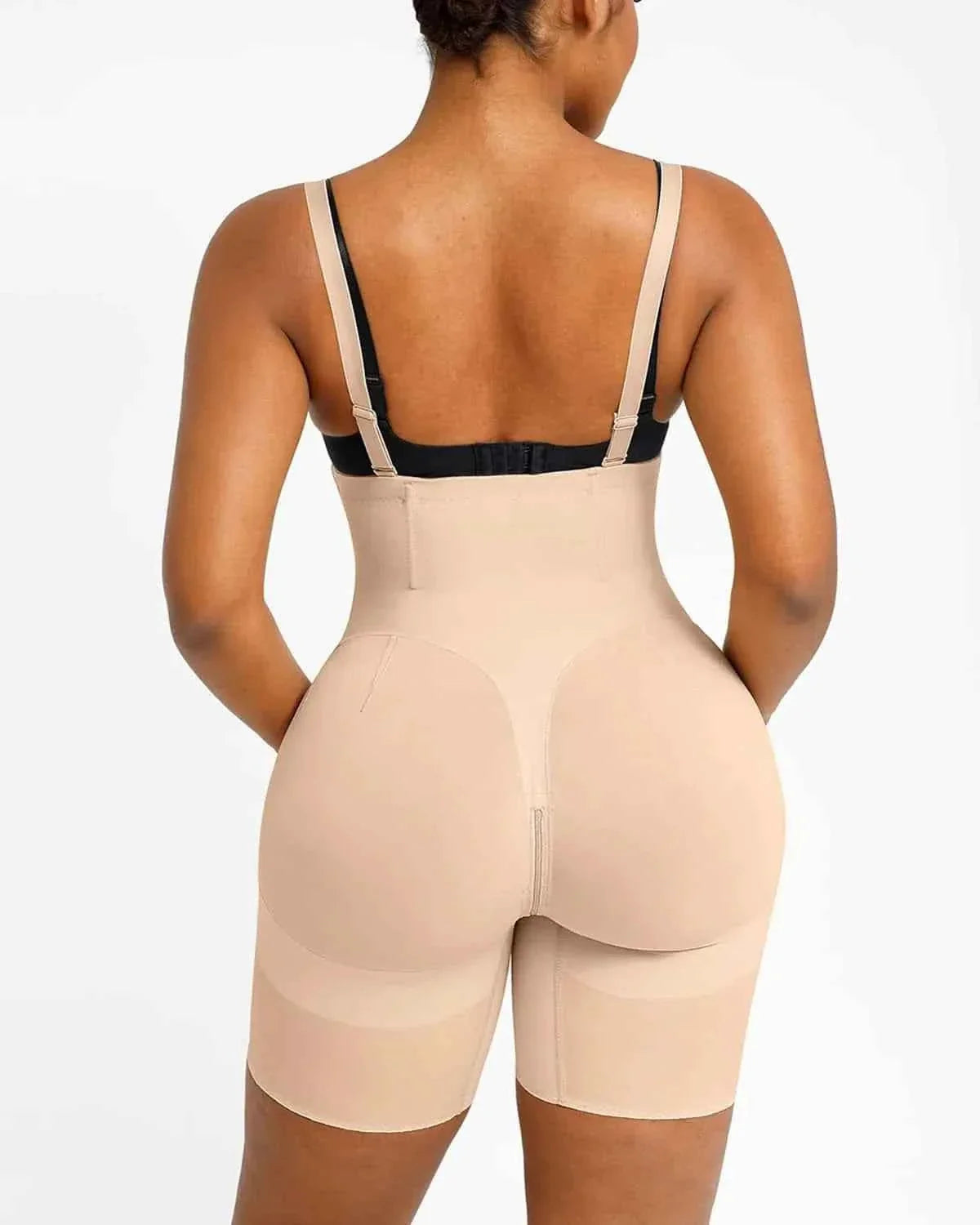 Curve Codeâ„?Mini Sculpting Shorts - Black X-Shaped