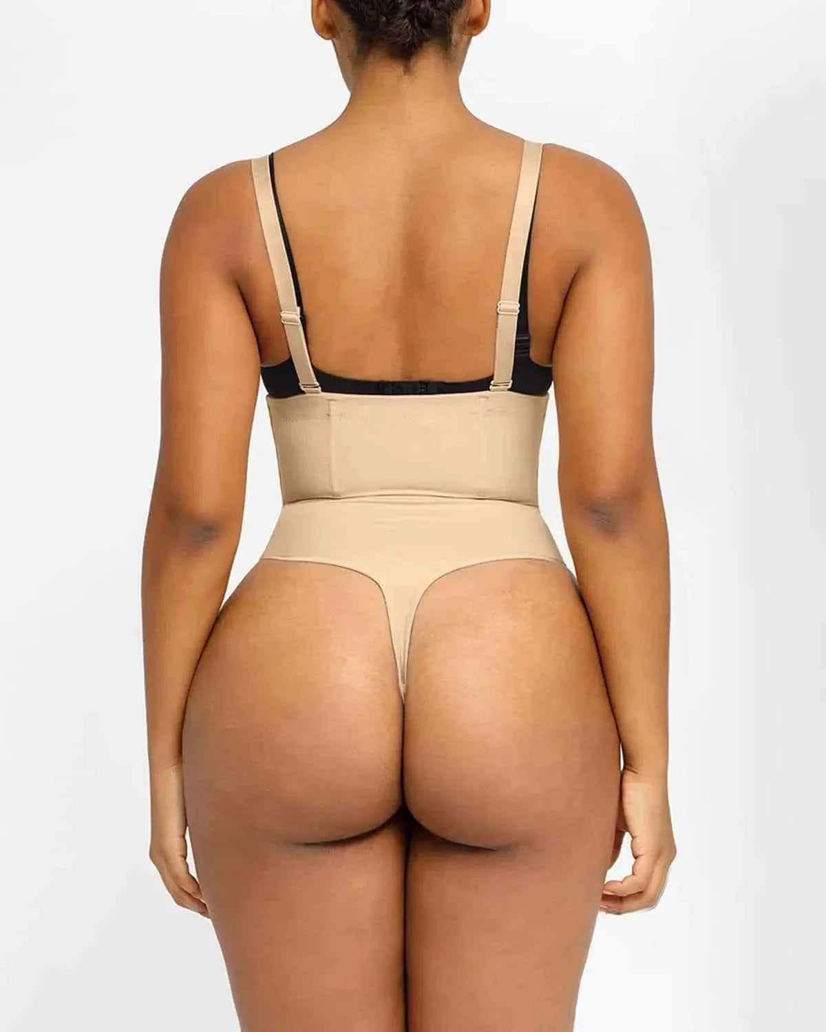 Curve Codeâ„?Sculpting Thong - Black X-Shape Design