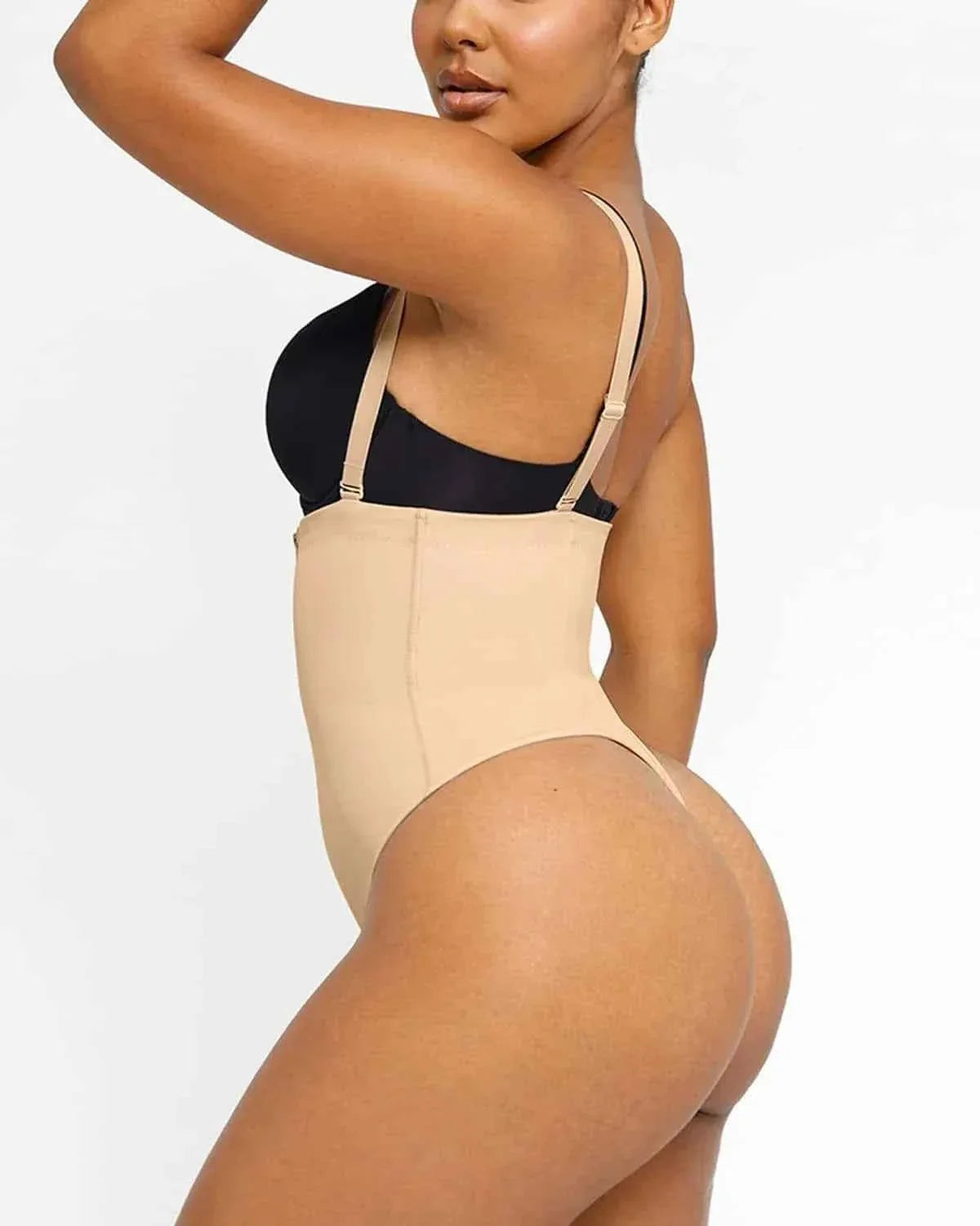 Curve Codeâ„?Sculpting Thong - Black X-Shape Design