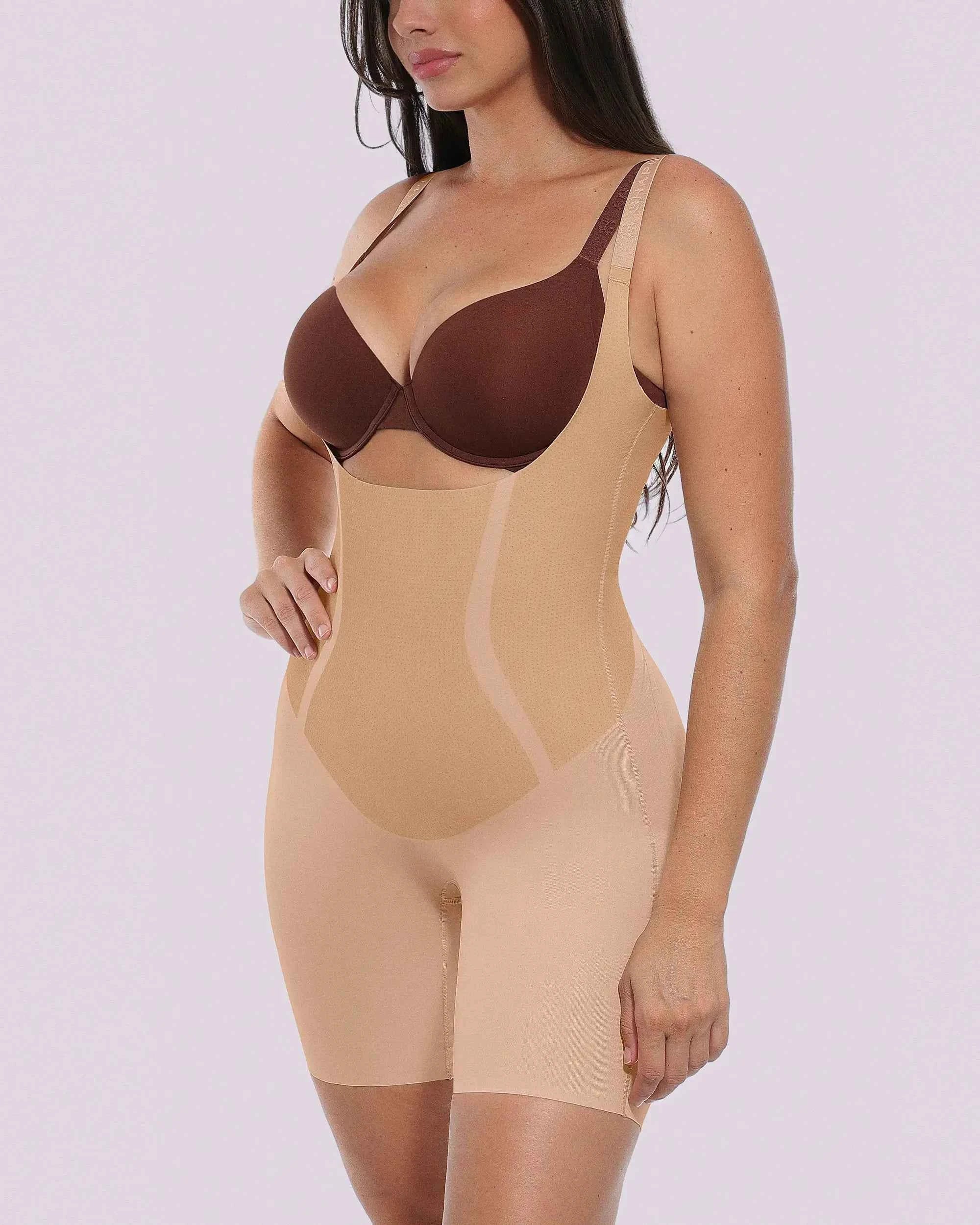 Curve Code Bodysuit - Black LYCRA®FitSenseâ„?Shaping