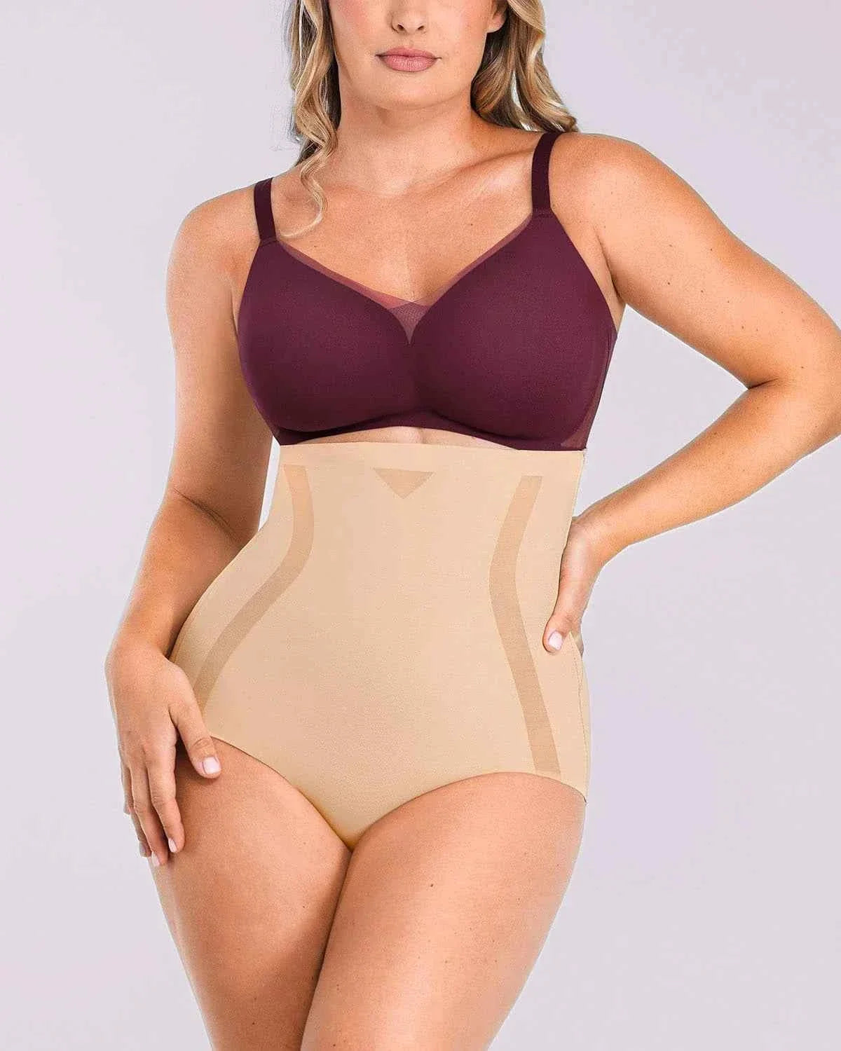Curve Codeâ„?High-Waisted Brief - Black Smoothing Shapewear