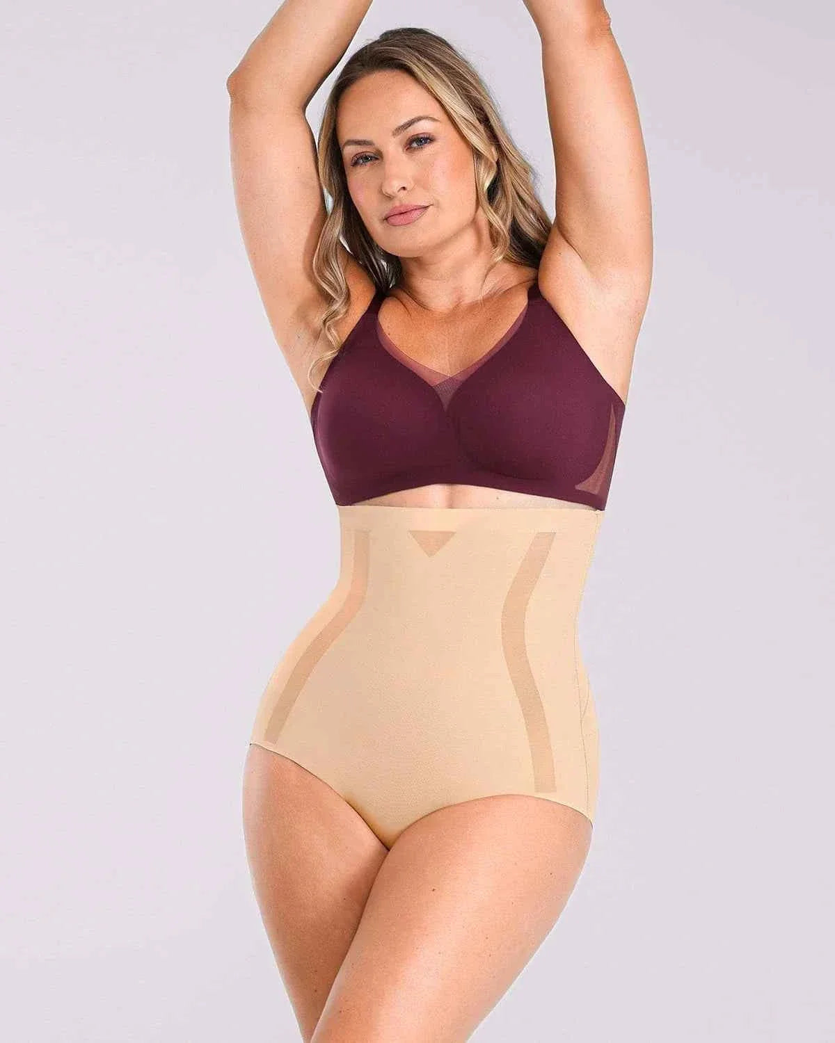 Curve Codeâ„?High-Waisted Brief - Black Smoothing Shapewear