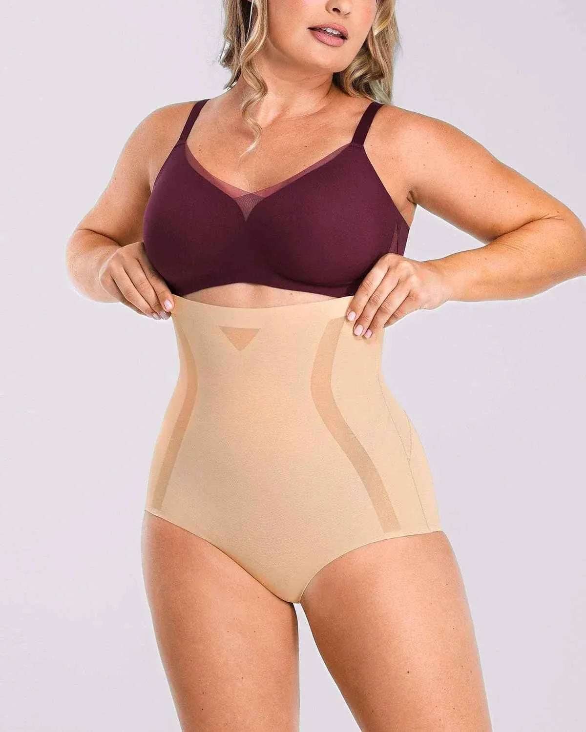 Curve Codeâ„?High-Waisted Brief - Black Smoothing Shapewear