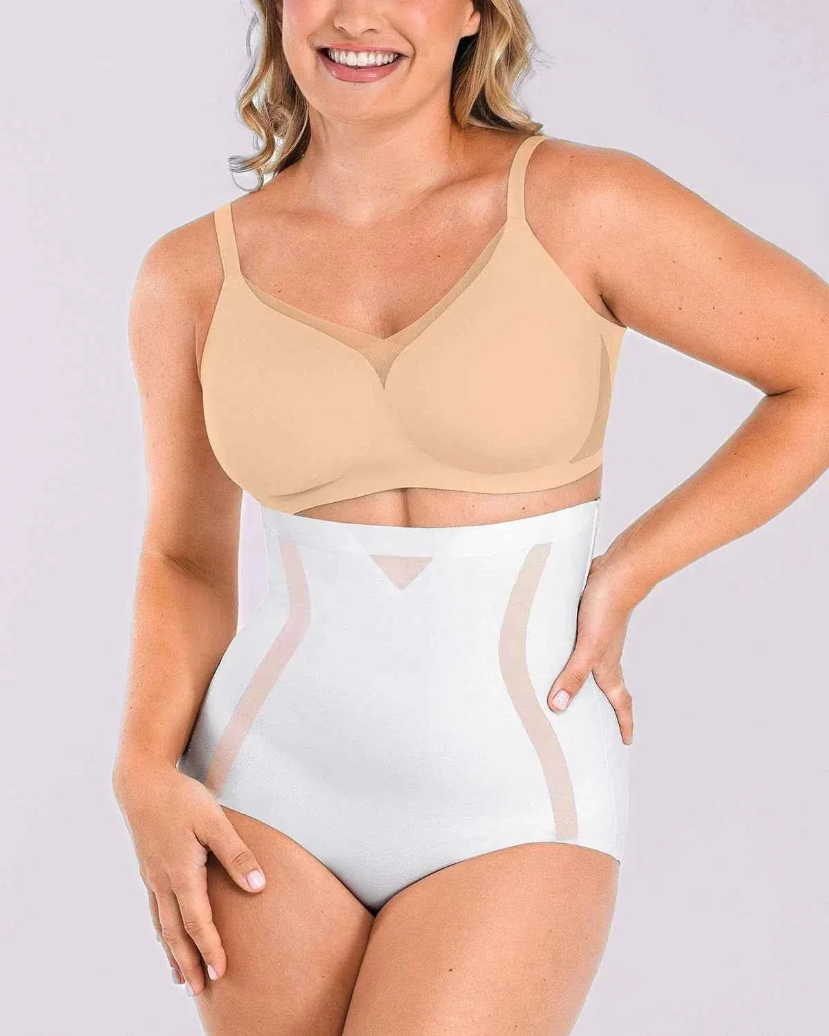 Curve Codeâ„?High-Waisted Brief - Black Smoothing Shapewear