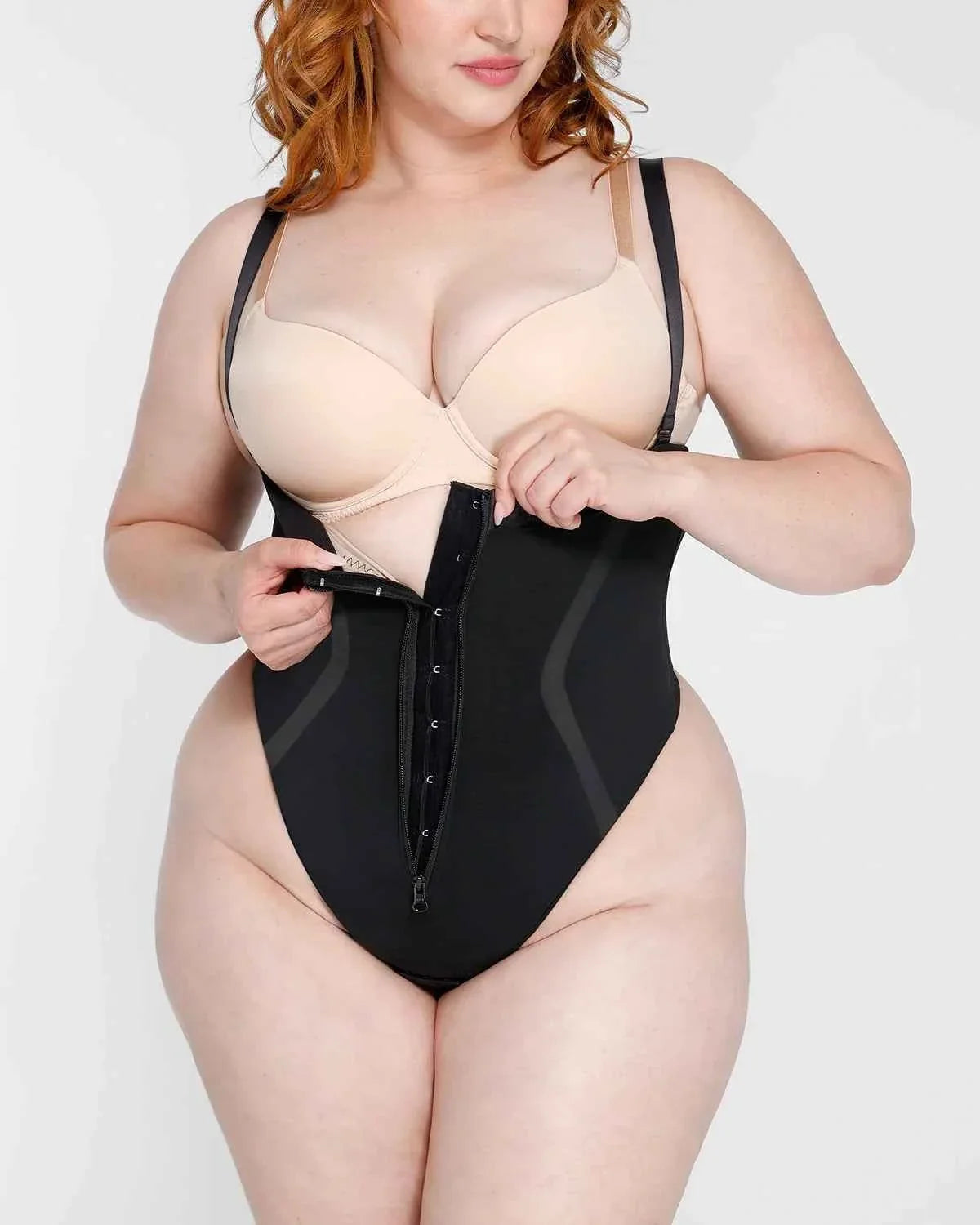Curve Codeâ„?Sculpting Thong - Black X-Shape Design