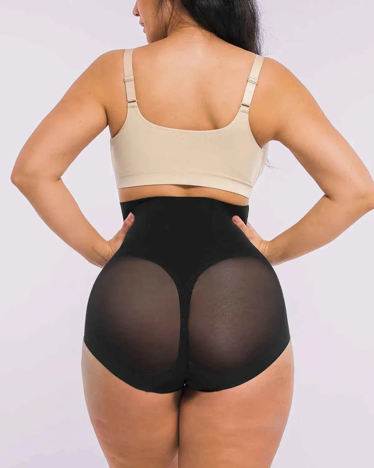 Curve Codeâ„?High-Waisted Brief - Black Smoothing Shapewear