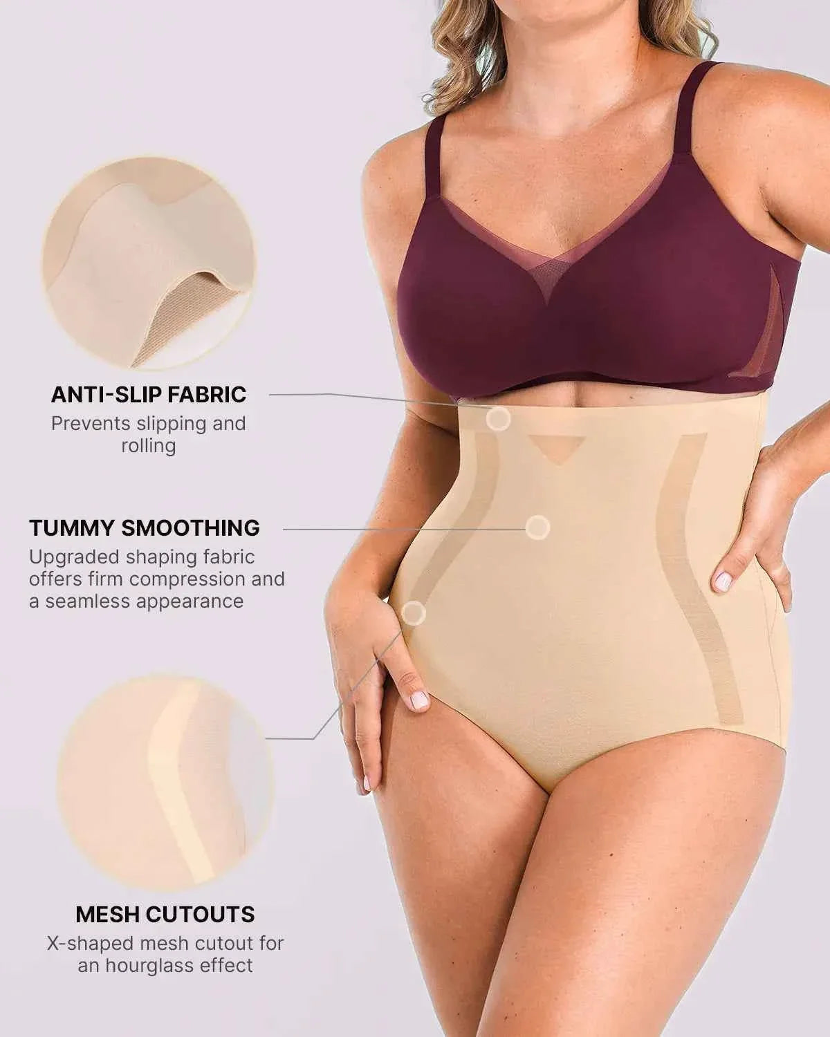 Curve Codeâ„?High-Waisted Brief - Black Smoothing Shapewear