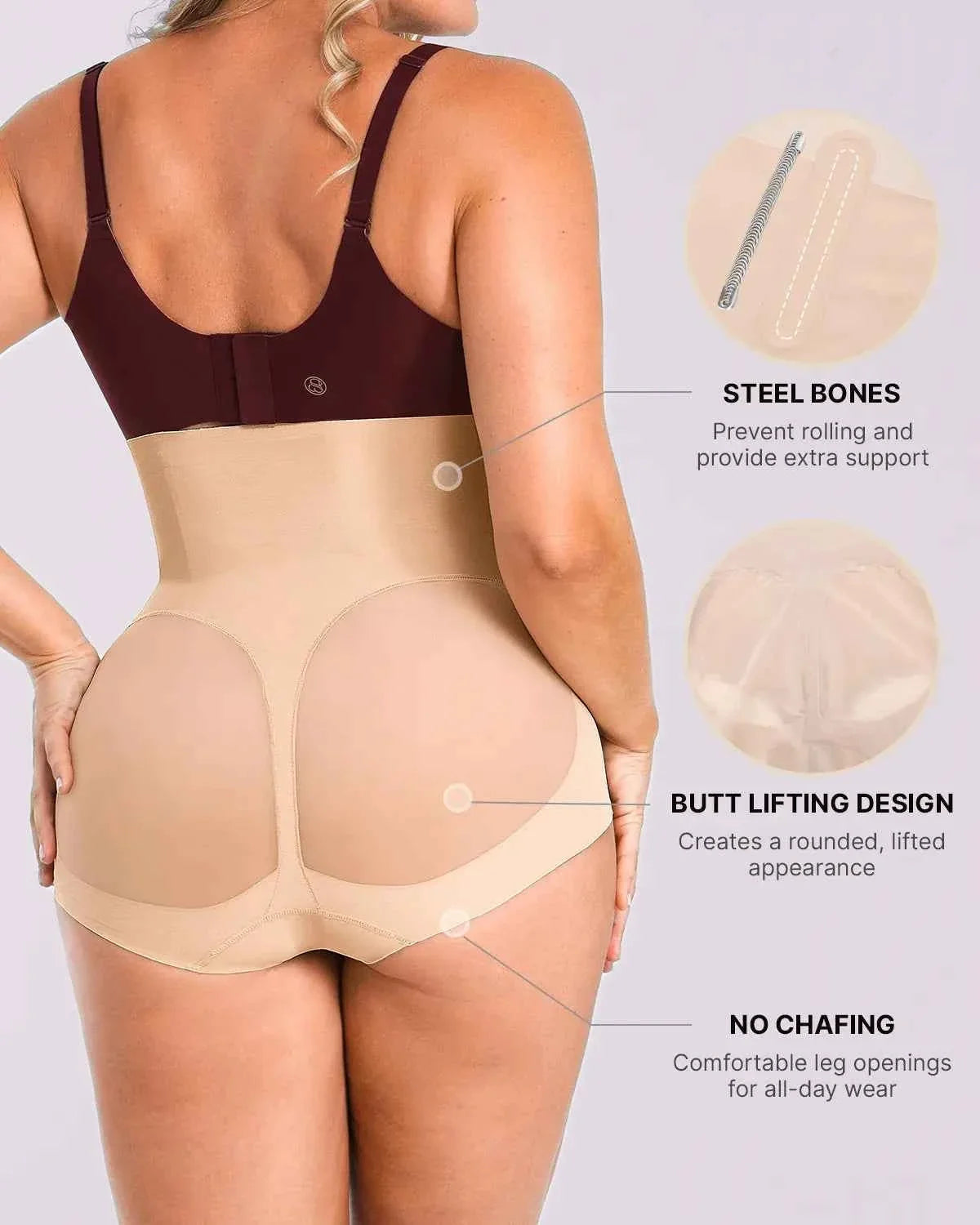 Curve Codeâ„?High-Waisted Brief - Black Smoothing Shapewear