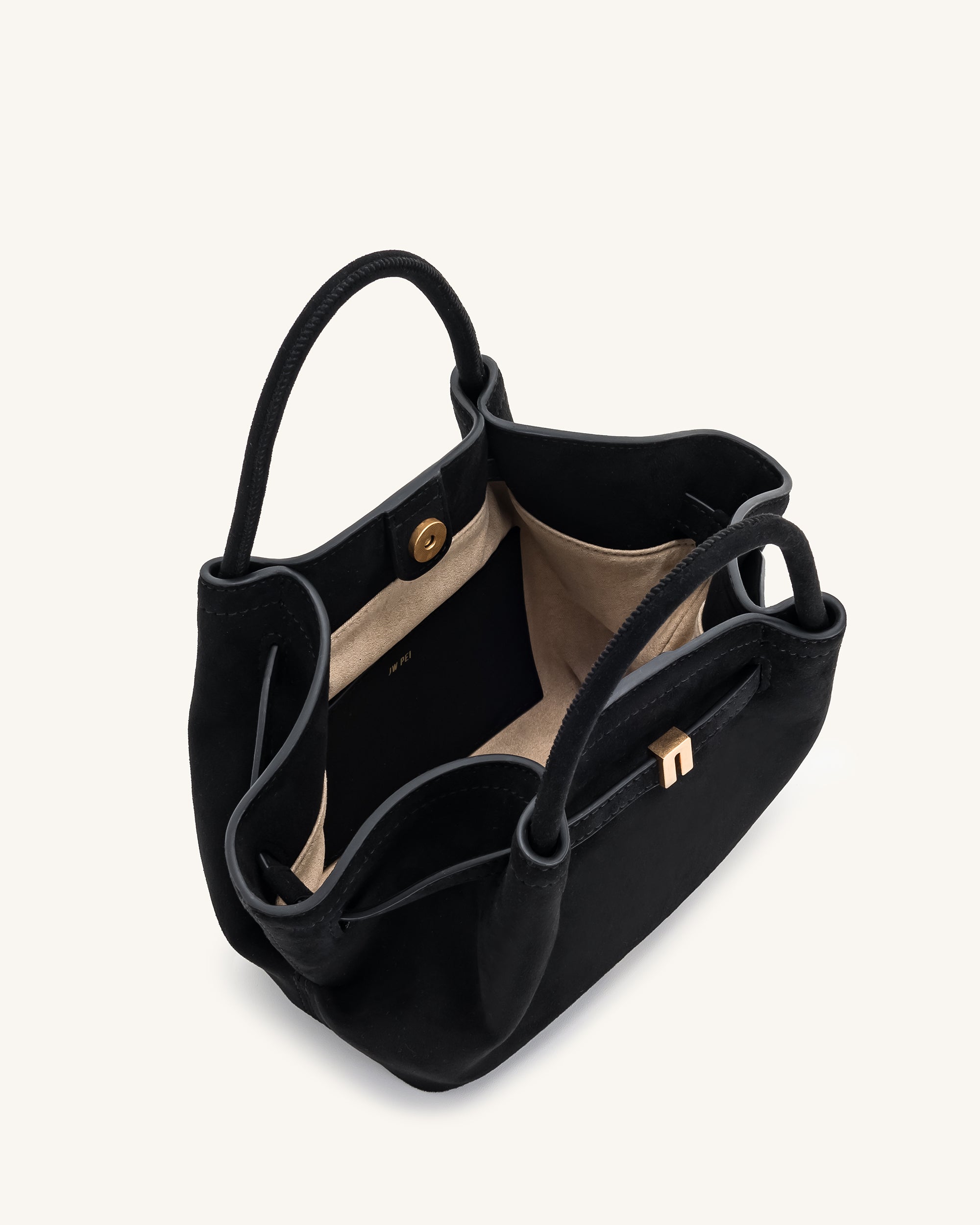 Hana Elegant Mini Casual Tote Bag - Black