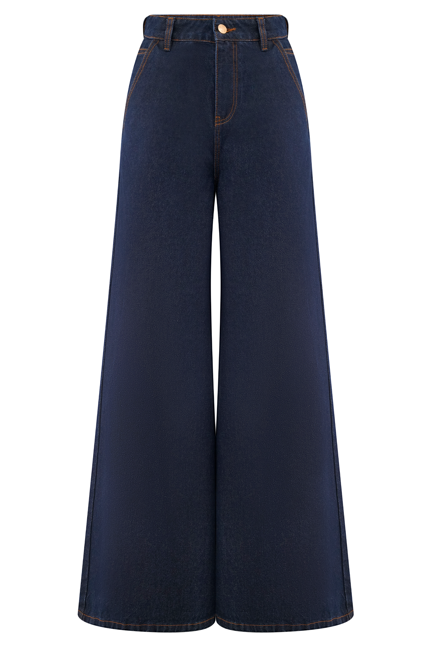 Jen Indigo Blue Wide Leg Flare Jeans