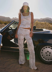 Nerea Mini Dress - White Lace
