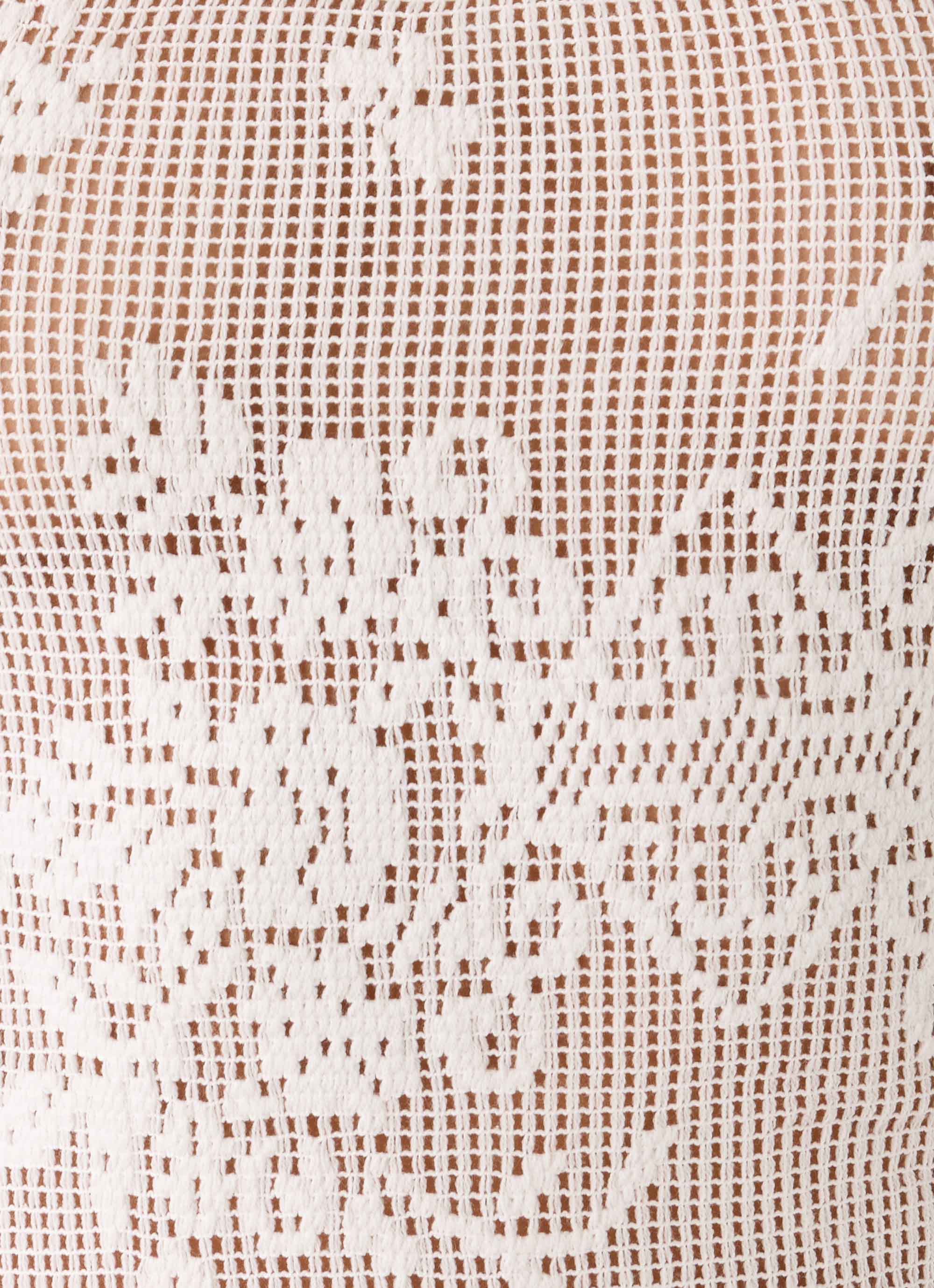 Nerea Mini Dress - White Lace