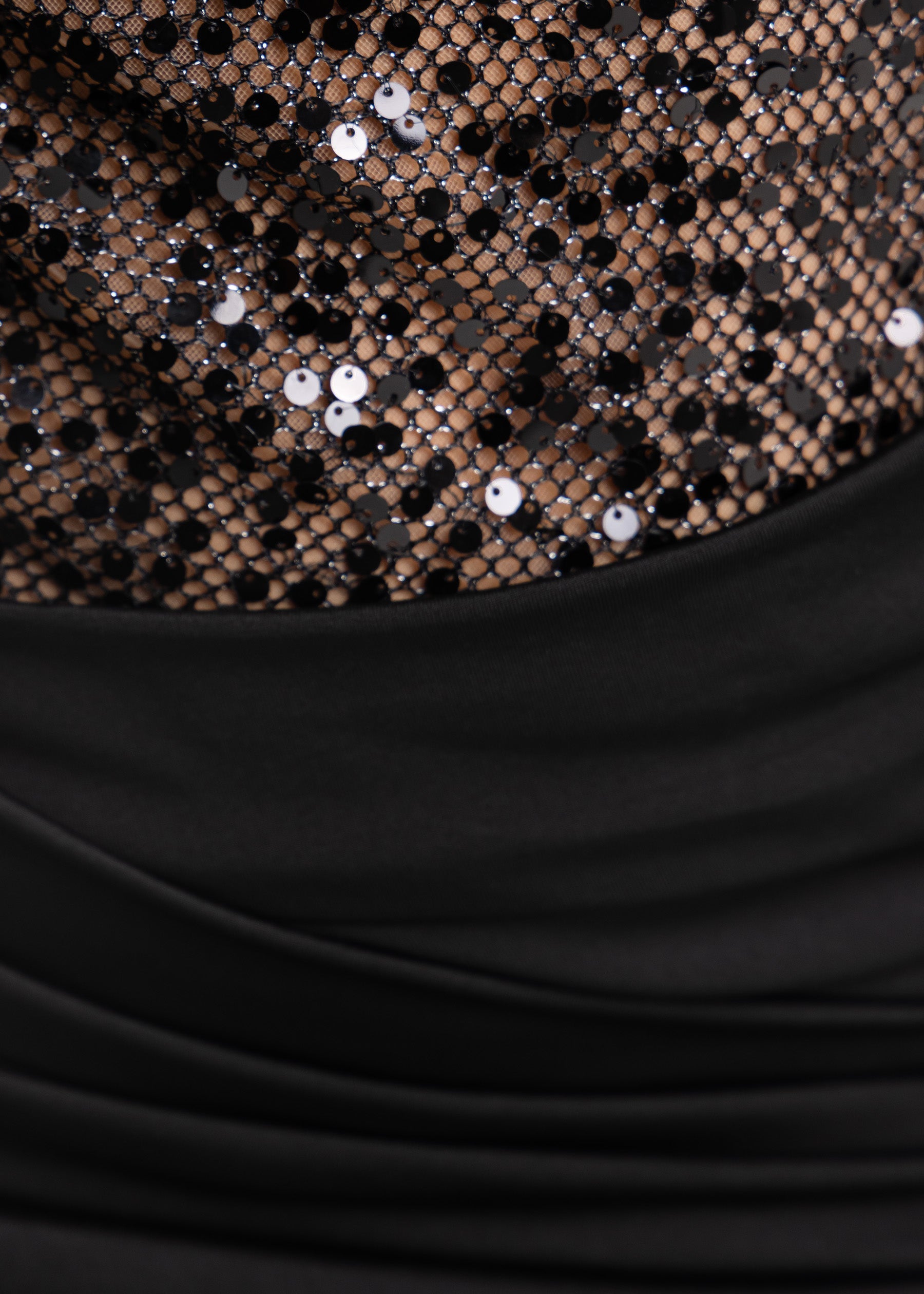 Never Guilty Sequin Mini Dress - Black
