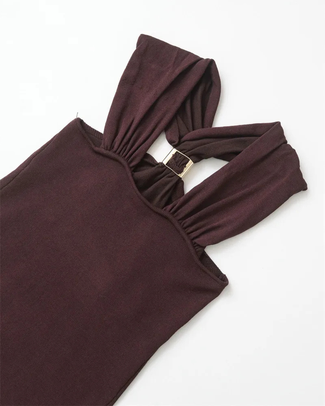 Mocha Halter Top