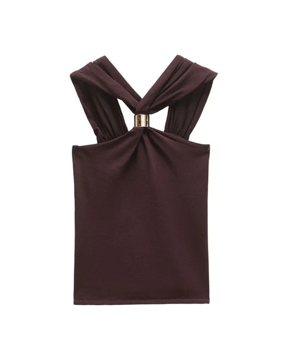 Mocha Halter Top