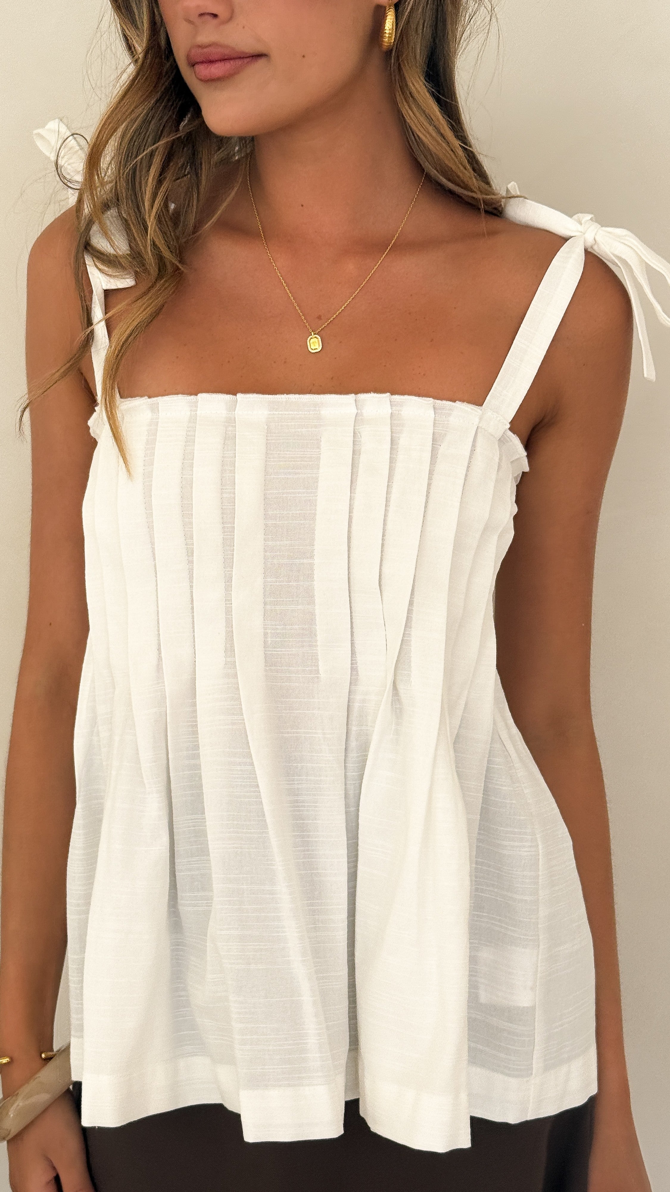 White Eliza Blouse